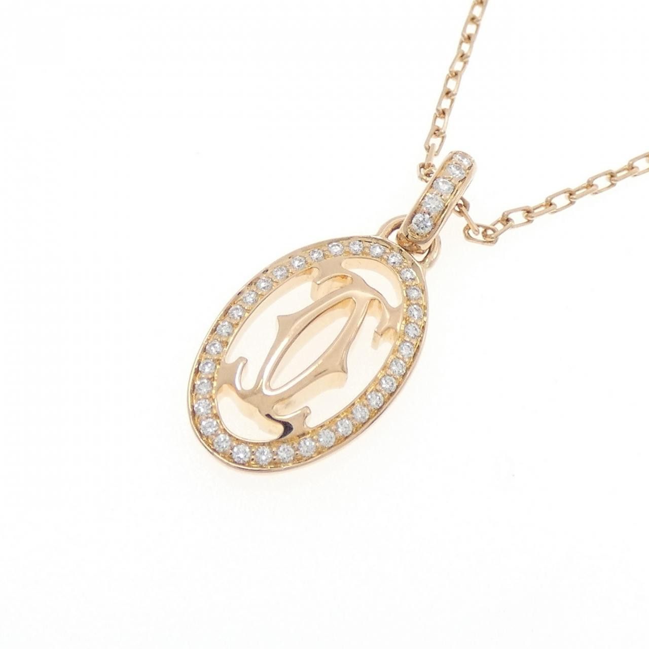 Cartier Cartier Cartier 750 Pink Gold Diamond Necklace Precious Metal Necklace DUTY FREE for USA Size ONE SIZE - 3 Thumbnail