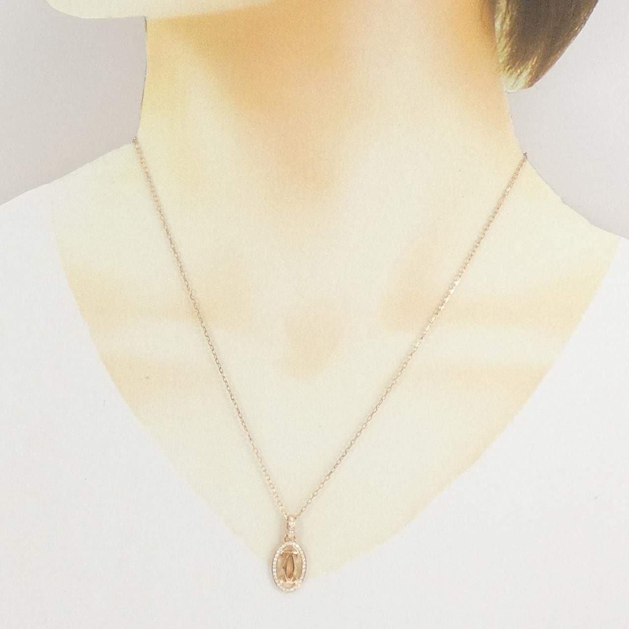 Cartier Cartier Cartier 750 Pink Gold Diamond Necklace Precious Metal Necklace DUTY FREE for USA Size ONE SIZE - 6 Thumbnail