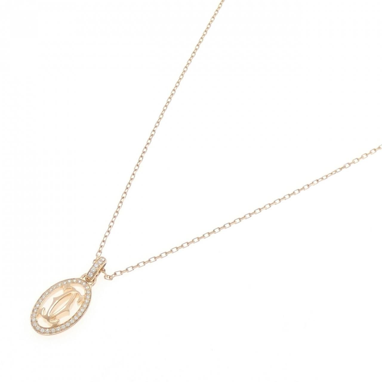 Cartier Cartier Cartier 750 Pink Gold Diamond Necklace Precious Metal Necklace DUTY FREE for USA Size ONE SIZE - 2 Thumbnail