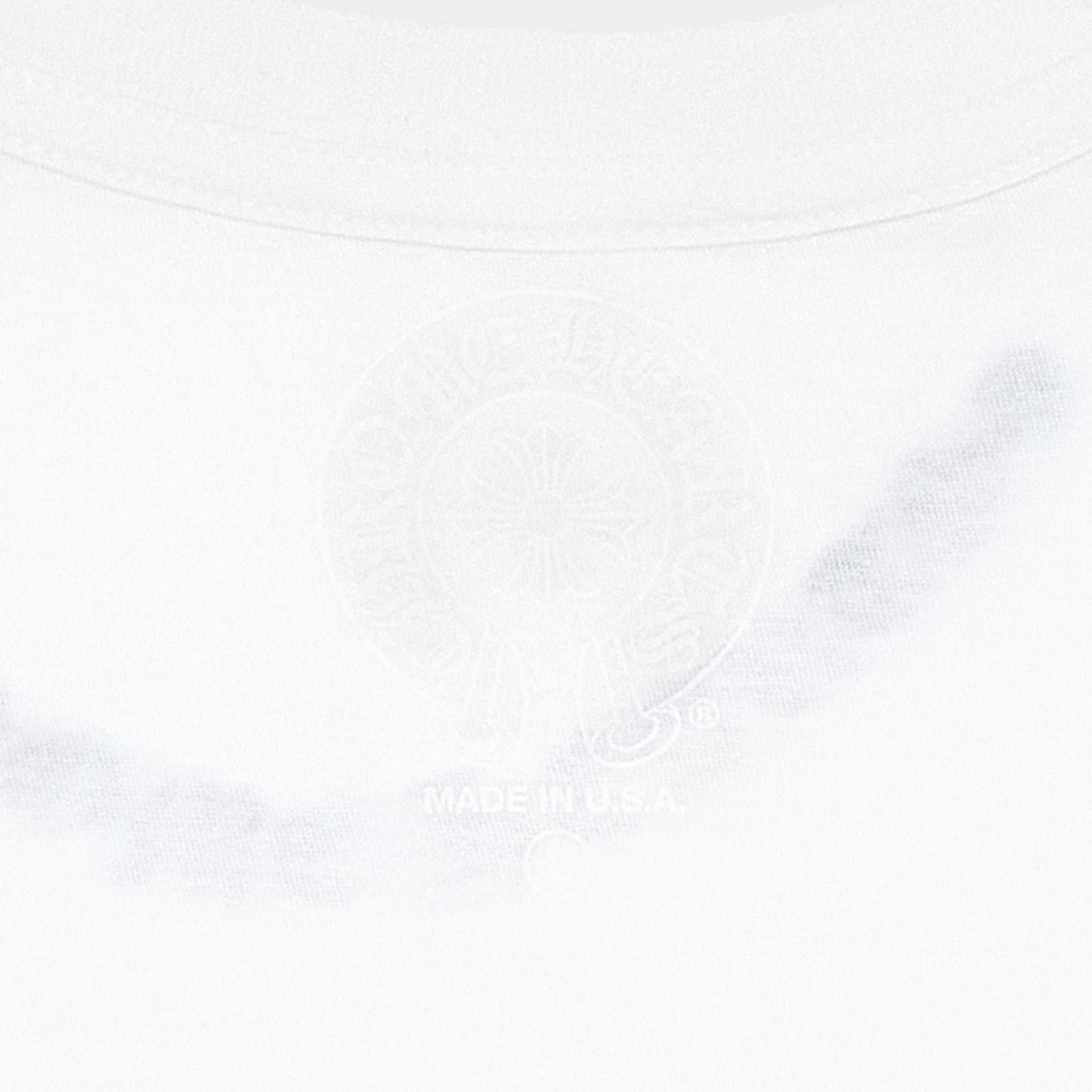 Chrome Hearts Neck Logo Short Sleeve Tee Shirt White Blue Size US L / EU 52-54 / 3 - 4 Thumbnail