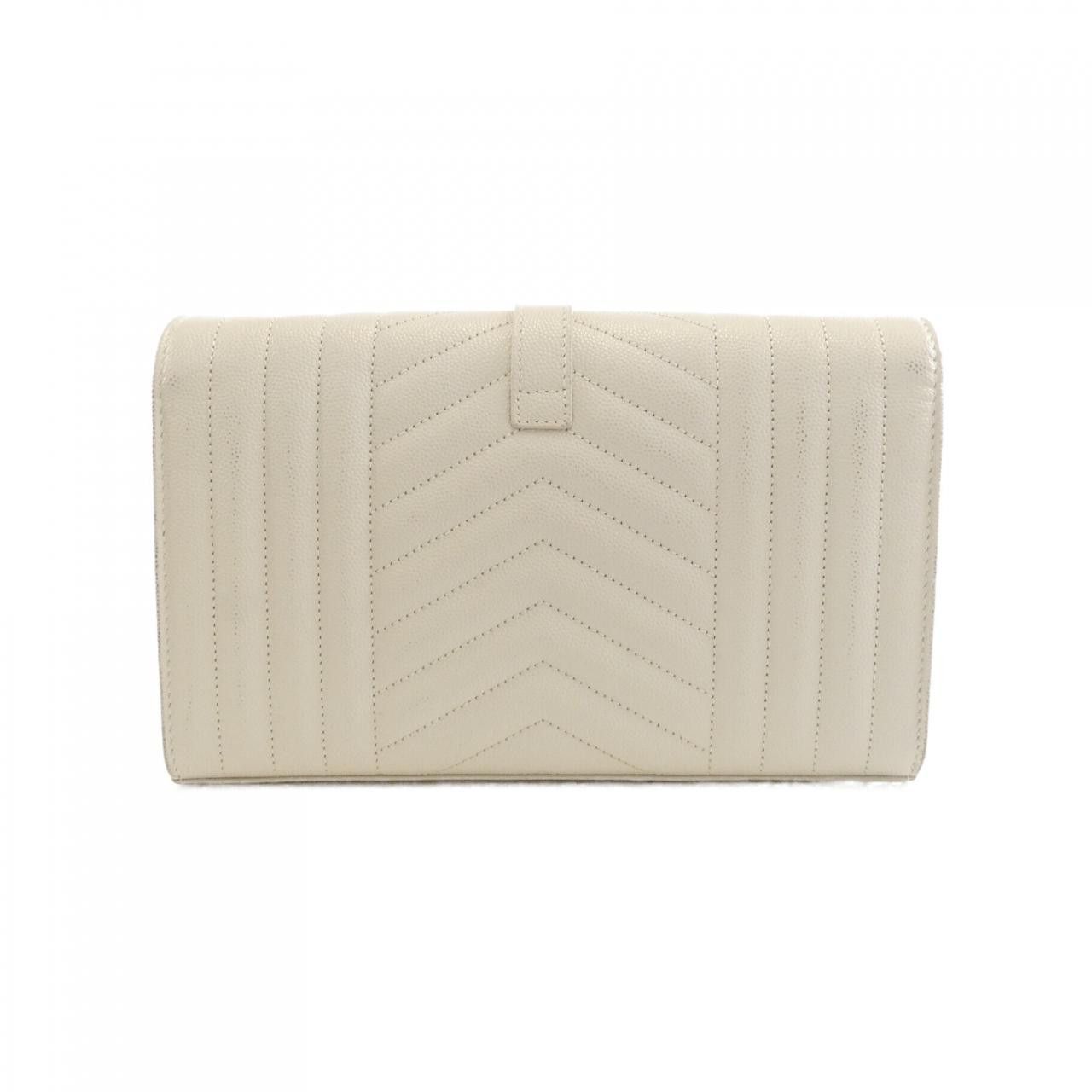 Yves Saint Laurent Yves Saint Laurent Saint Laurent Calf Chain Wallet Leather Shoulder 620280BOW91 DUTY FREE for USA Size ONE SIZE - 2 Thumbnail
