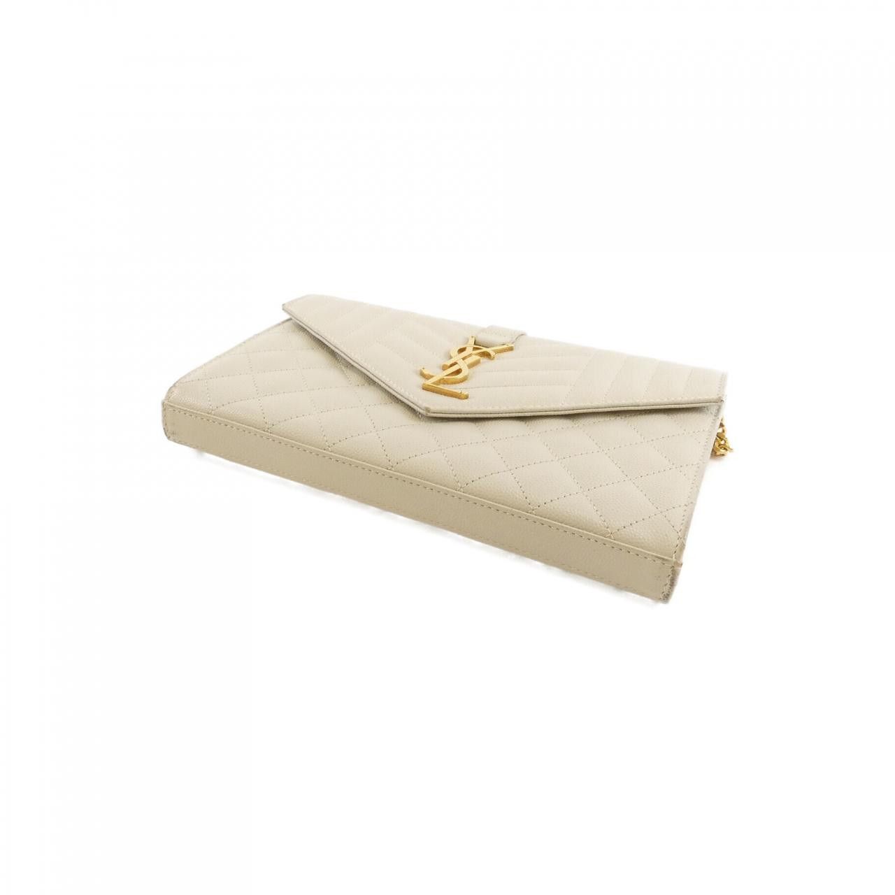 Yves Saint Laurent Yves Saint Laurent Saint Laurent Calf Chain Wallet Leather Shoulder 620280BOW91 DUTY FREE for USA Size ONE SIZE - 3 Thumbnail