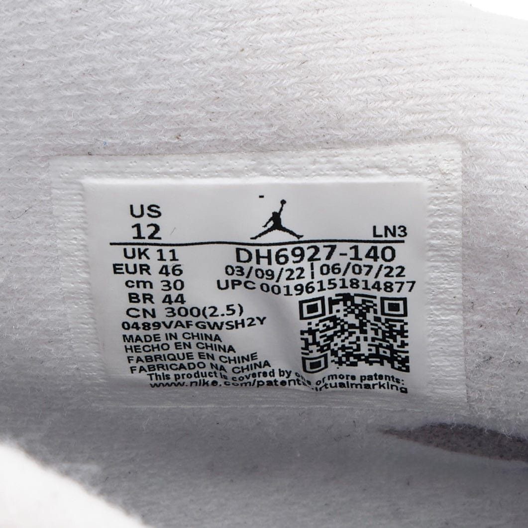 Nike 4 Retro White Midnight Navy Size US 12 / EU 45 - 8 Thumbnail