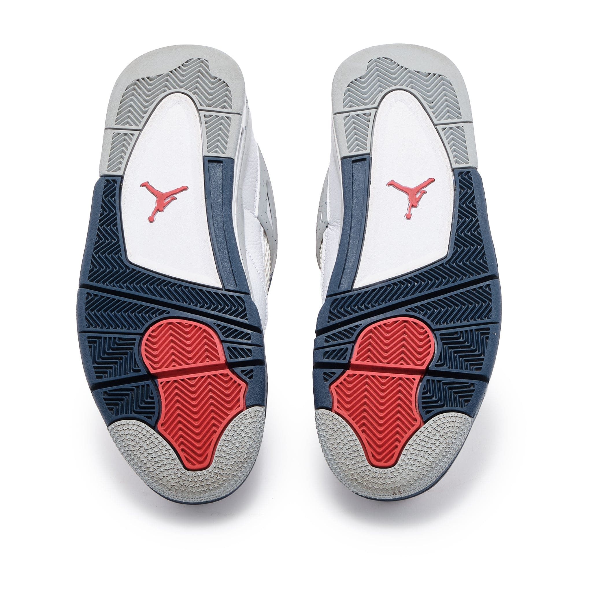 Nike 4 Retro White Midnight Navy Size US 12 / EU 45 - 7 Thumbnail