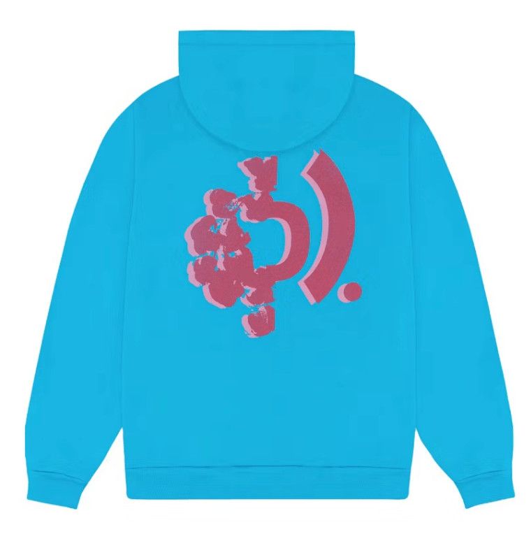 DENIM TEARS x Bstroy Tears Hooded Sweatshirt Blue Size US L / EU 52-54 / 3 - 2 Thumbnail