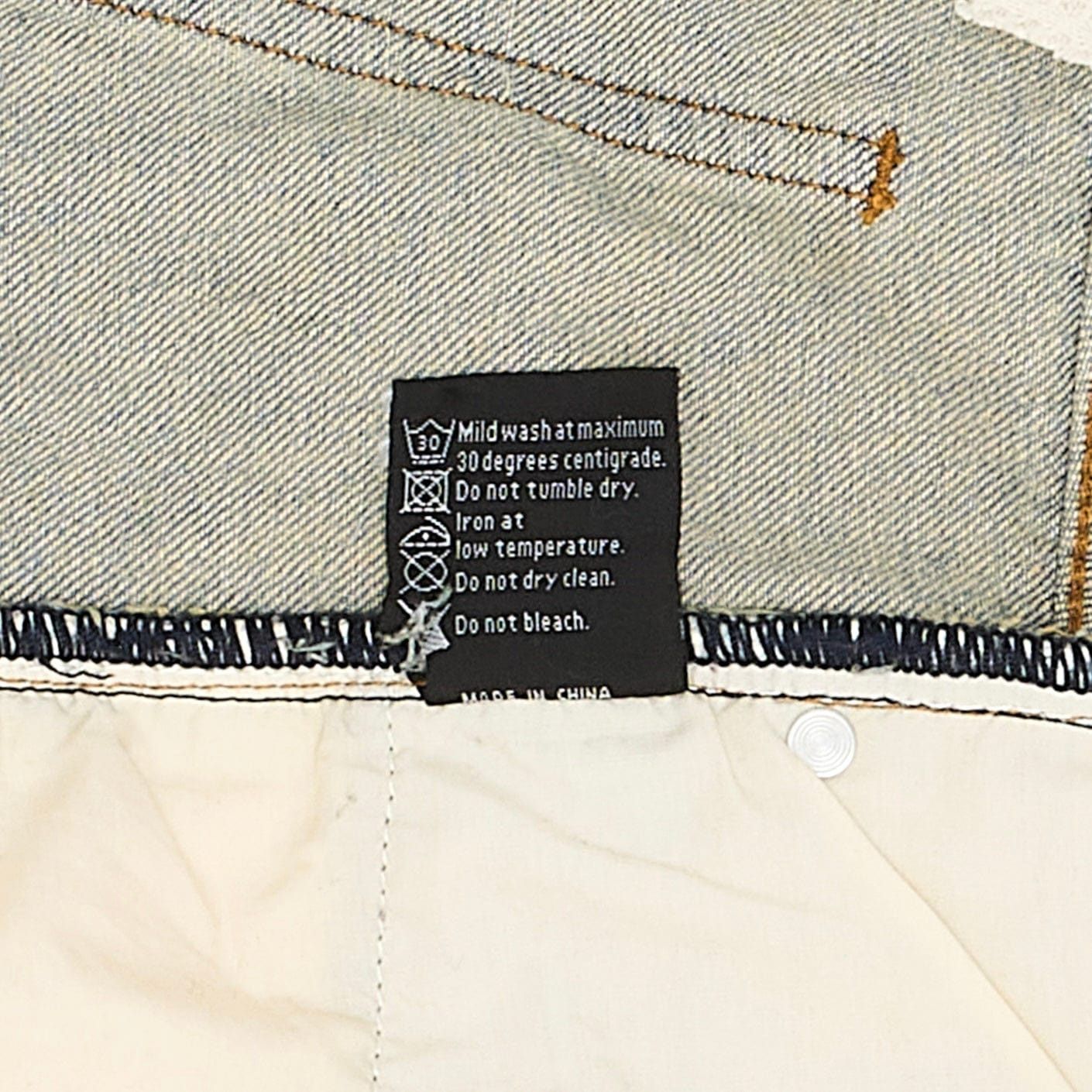 Who Decides War ROYGBIV Fusion Jeans Indigo Size US 34 / EU 50 - 6 Thumbnail
