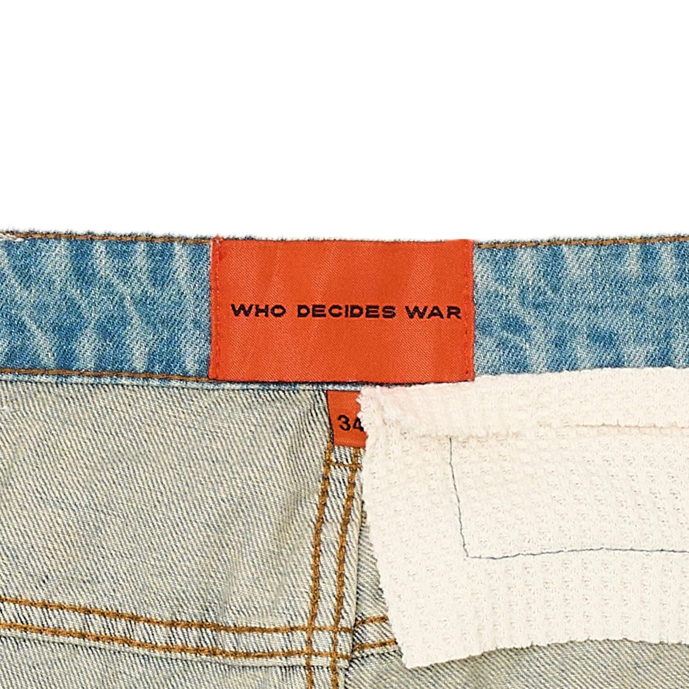 Who Decides War ROYGBIV Fusion Jeans Indigo Size US 34 / EU 50 - 4 Thumbnail