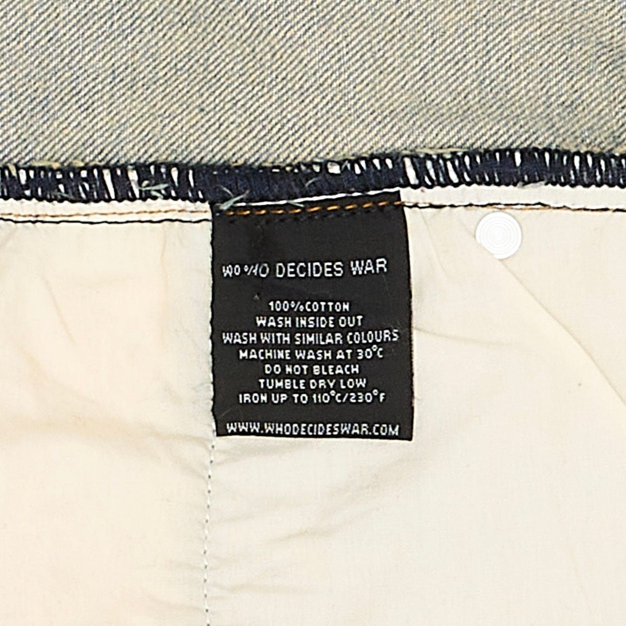 Who Decides War ROYGBIV Fusion Jeans Indigo Size US 34 / EU 50 - 5 Thumbnail