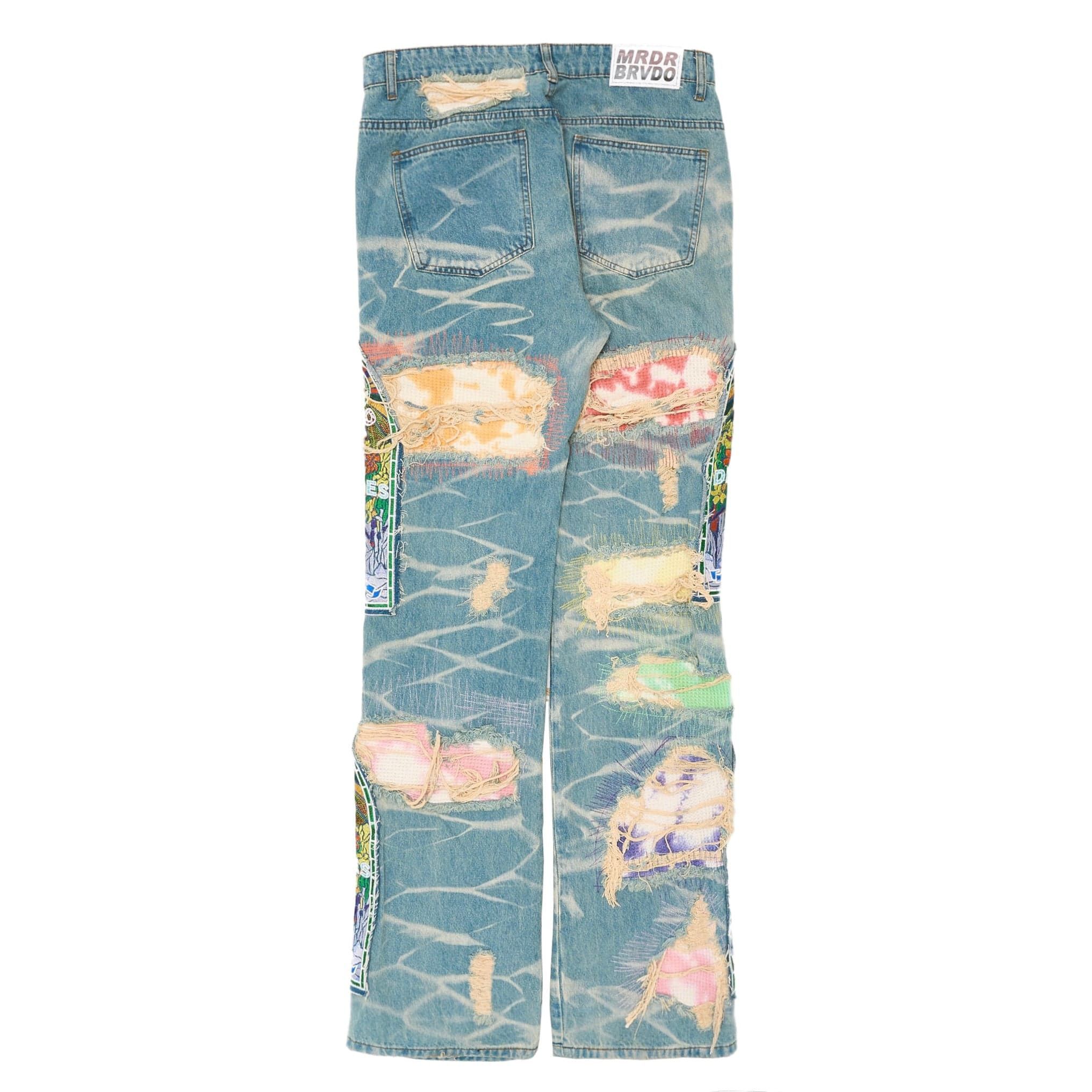 Who Decides War ROYGBIV Fusion Jeans Indigo Size US 34 / EU 50 - 2 Thumbnail