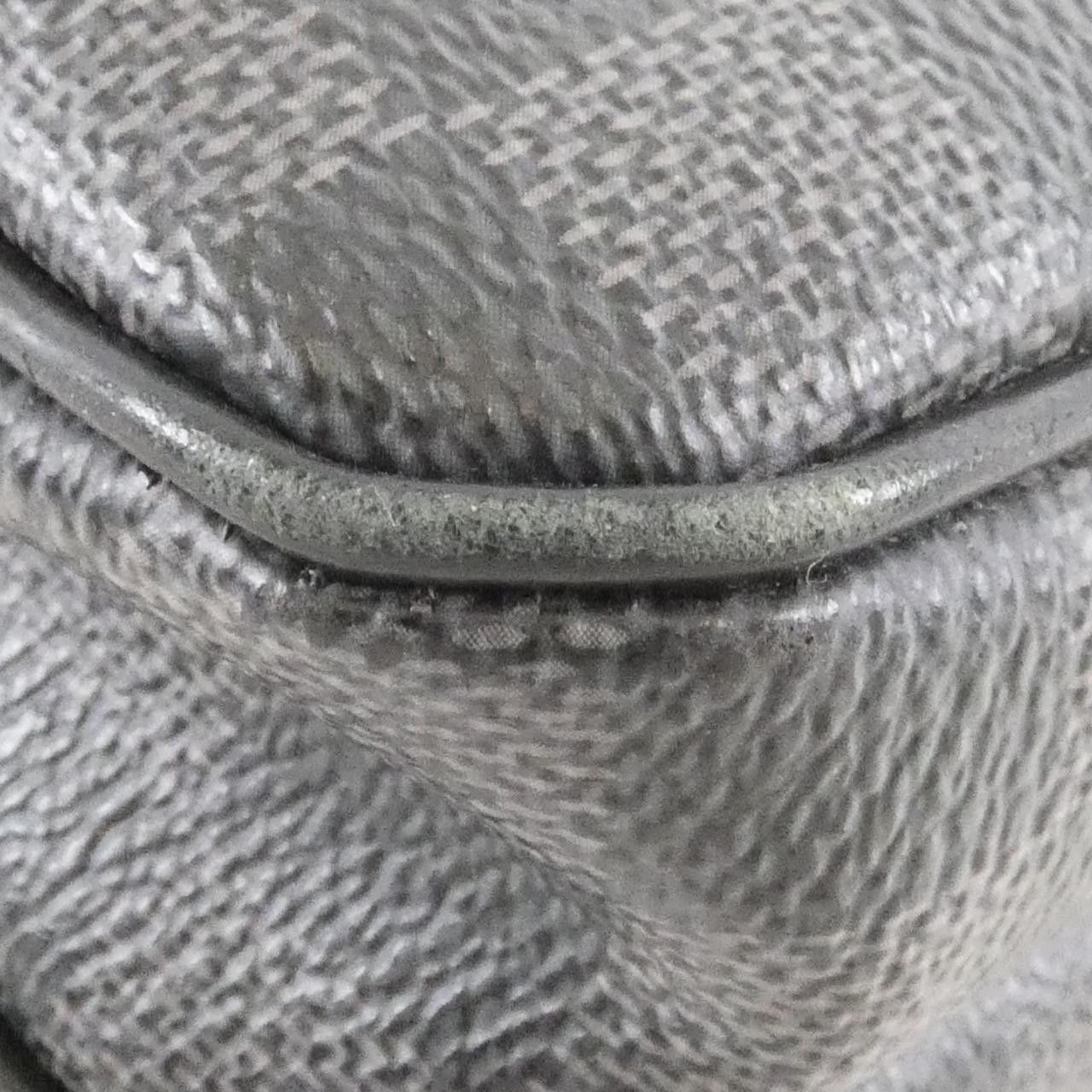 Louis Vuitton Louis Vuitton Louis Vuitton Damier Graphite Shoulder Bag Textile Shoulder Bag N41446 DUTY FREE for USA Size ONE SIZE - 4 Thumbnail