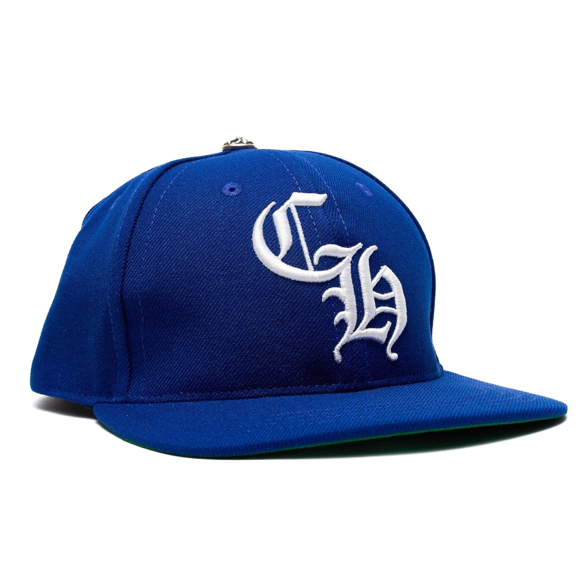 Chrome Hearts Embroidered CH Logo Baseball Hat Blue White Size ONE SIZE - 2 Thumbnail