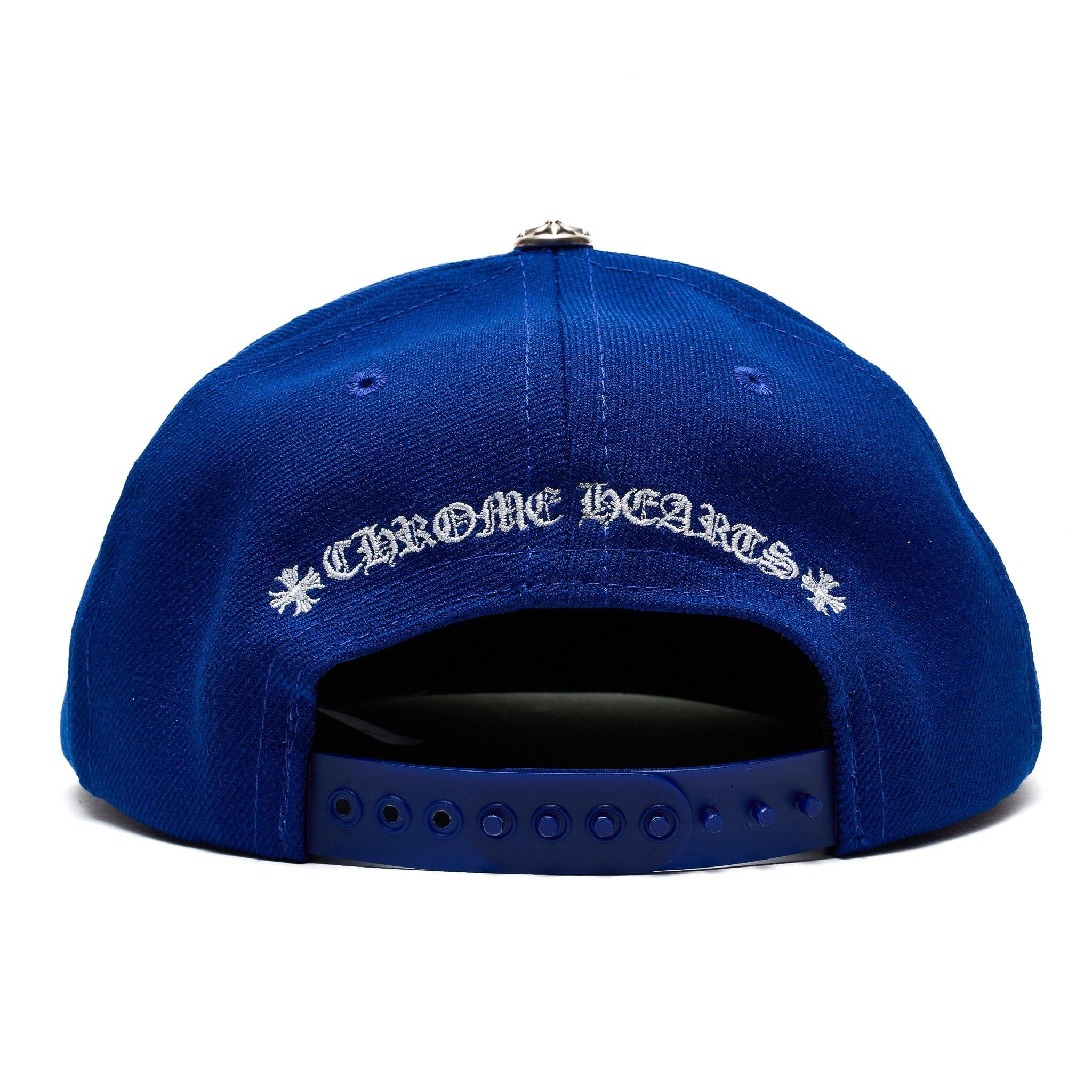 Chrome Hearts Embroidered CH Logo Baseball Hat Blue White Size ONE SIZE - 6 Thumbnail