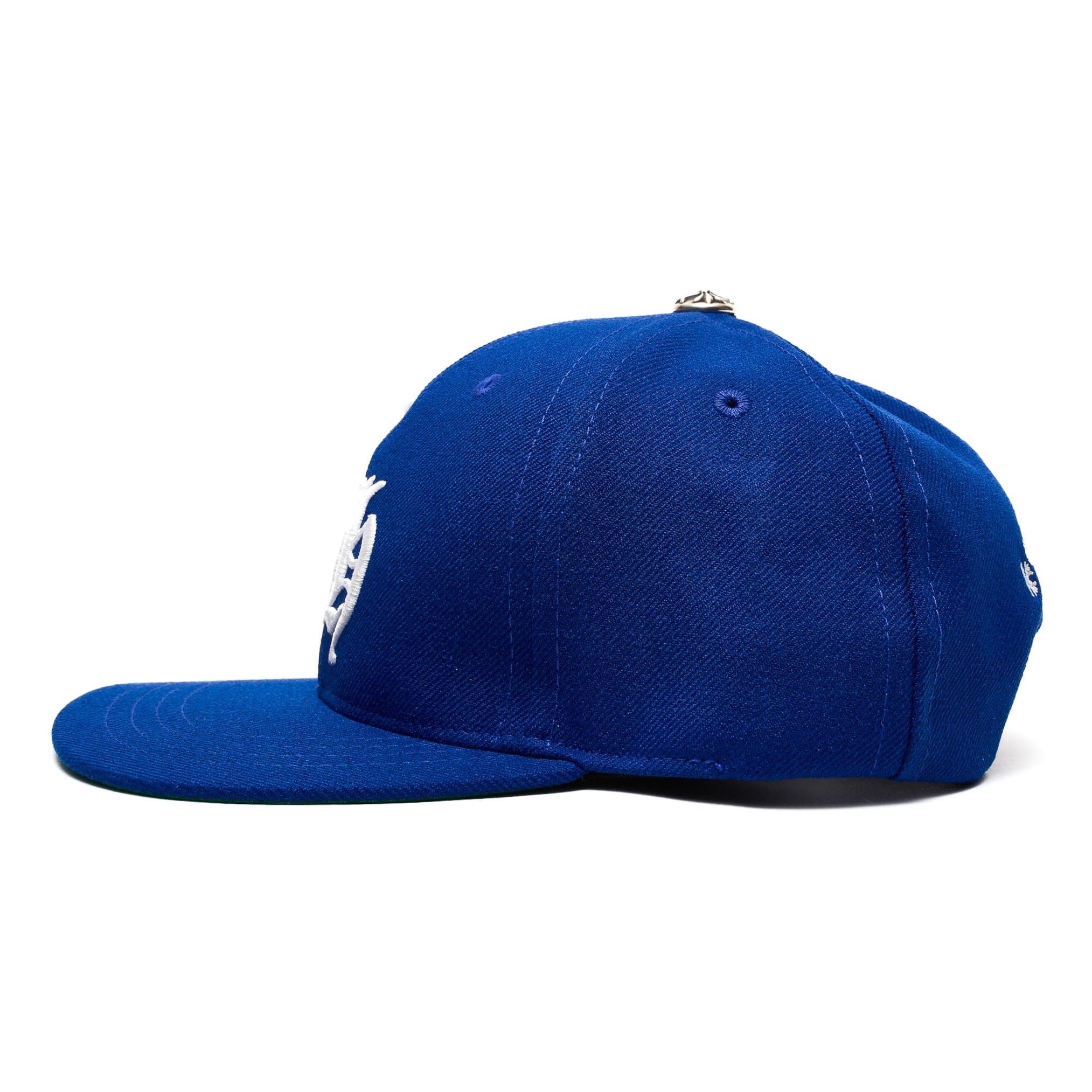 Chrome Hearts Embroidered CH Logo Baseball Hat Blue White Size ONE SIZE - 4 Thumbnail