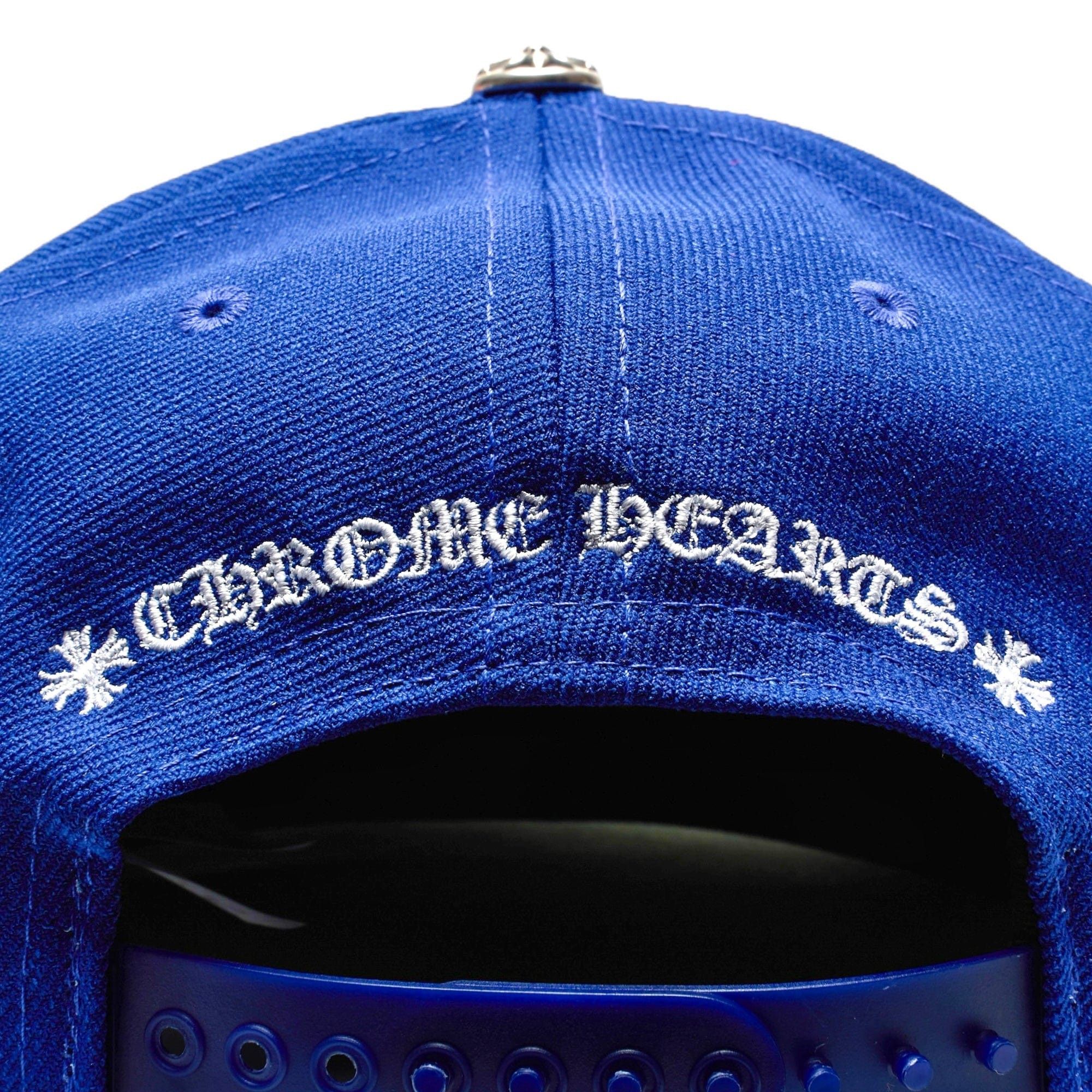 Chrome Hearts Embroidered CH Logo Baseball Hat Blue White Size ONE SIZE - 10 Thumbnail