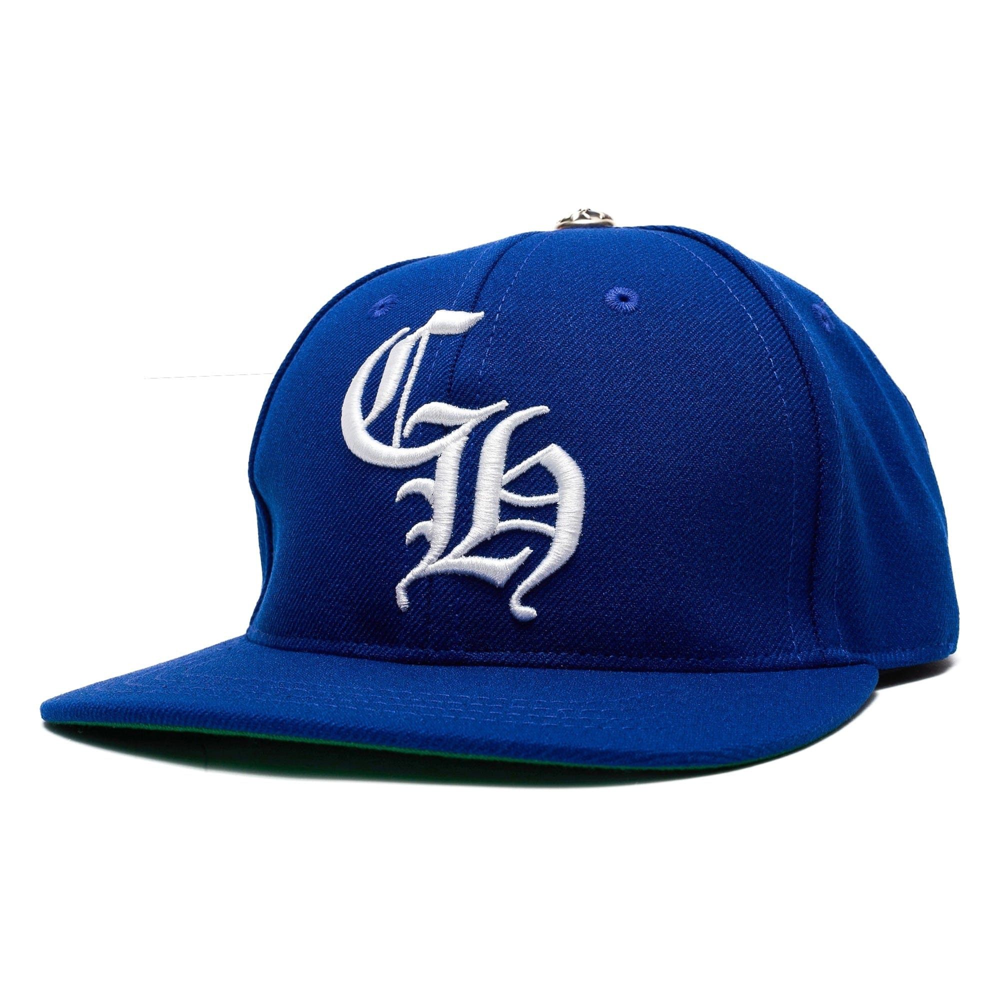 Chrome Hearts Embroidered CH Logo Baseball Hat Blue White Size ONE SIZE - 5 Thumbnail