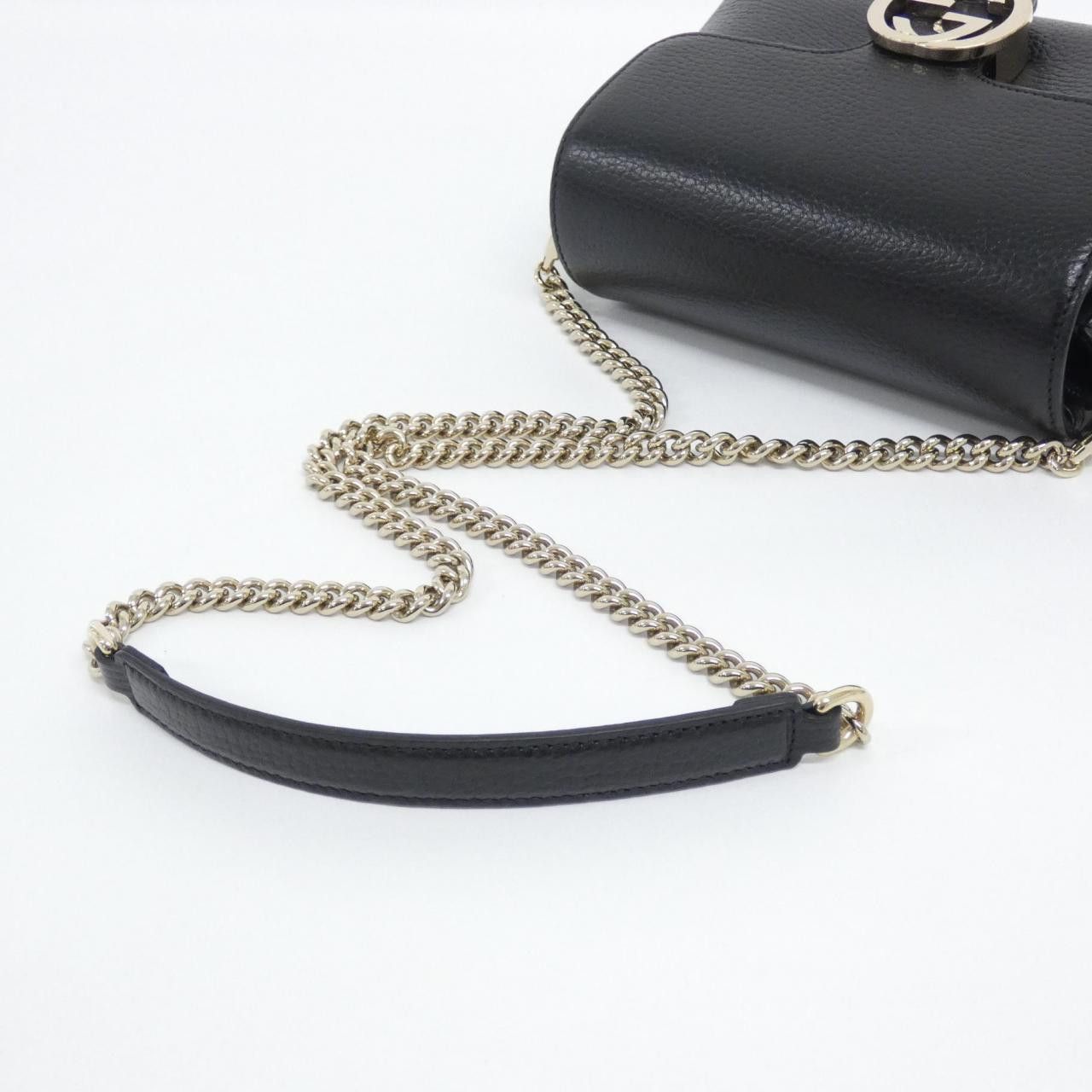 Gucci Gucci Gucci Leather Shoulder Bag Leather Shoulder Bag 607720CAO0G DUTY FREE for USA Size ONE SIZE - 7 Thumbnail