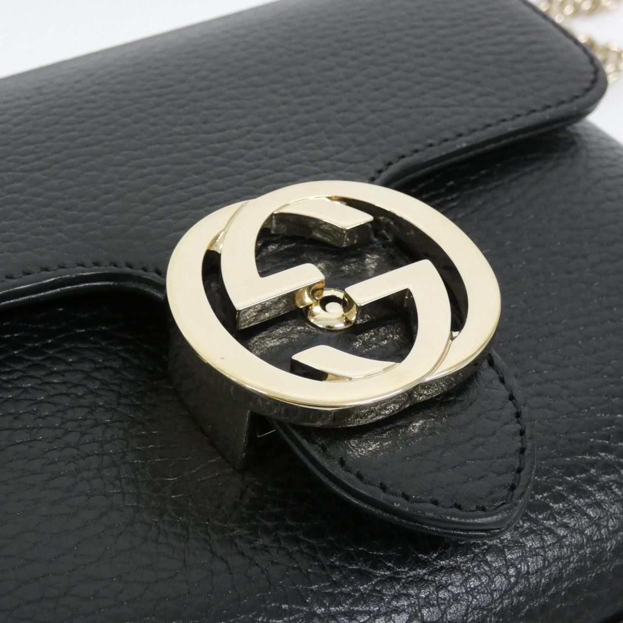 Gucci Gucci Gucci Leather Shoulder Bag Leather Shoulder Bag 607720CAO0G DUTY FREE for USA Size ONE SIZE - 6 Thumbnail
