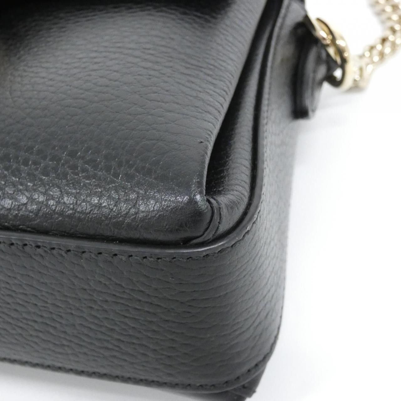 Gucci Gucci Gucci Leather Shoulder Bag Leather Shoulder Bag 607720CAO0G DUTY FREE for USA Size ONE SIZE - 3 Thumbnail