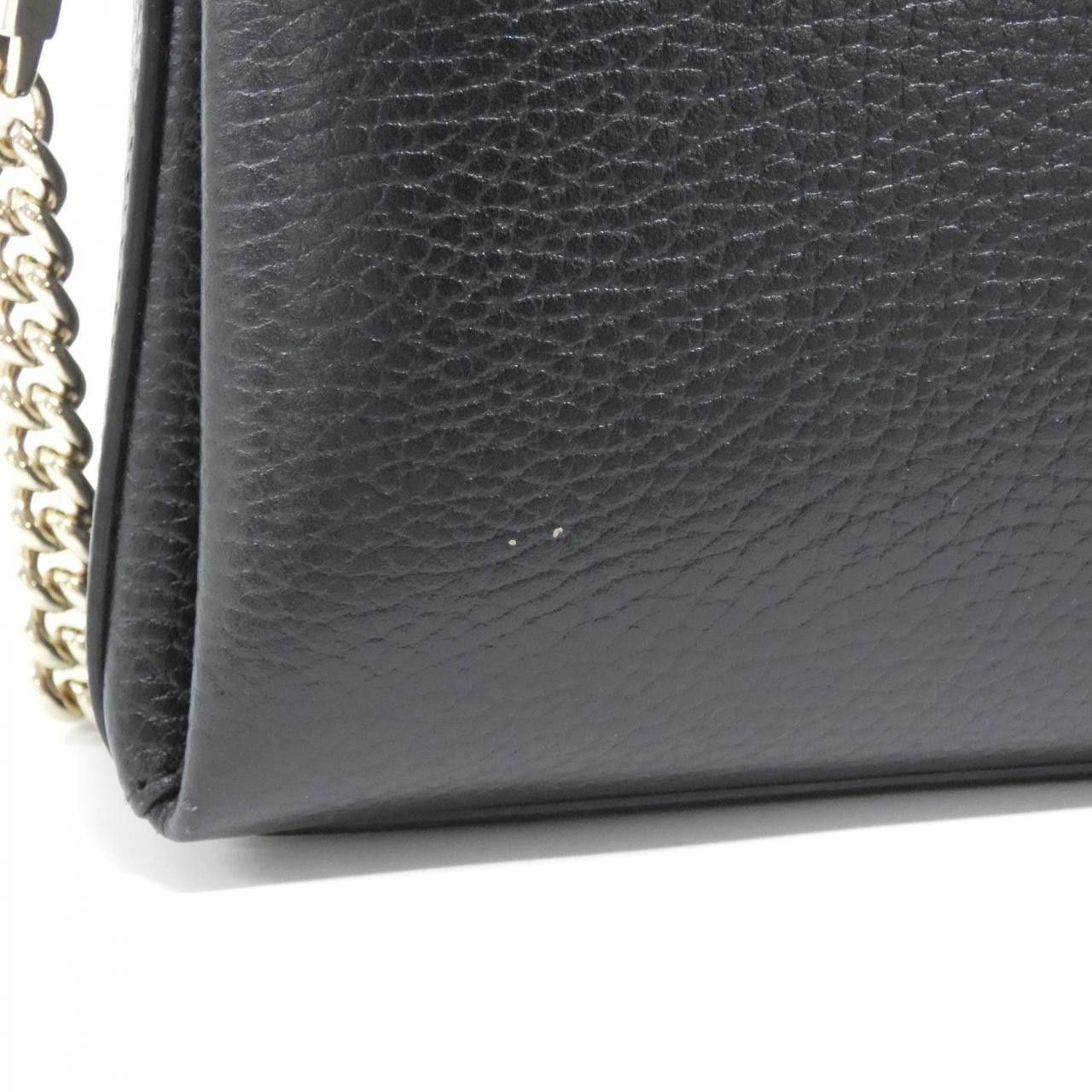 Gucci Gucci Gucci Leather Shoulder Bag Leather Shoulder Bag 607720CAO0G DUTY FREE for USA Size ONE SIZE - 4 Thumbnail