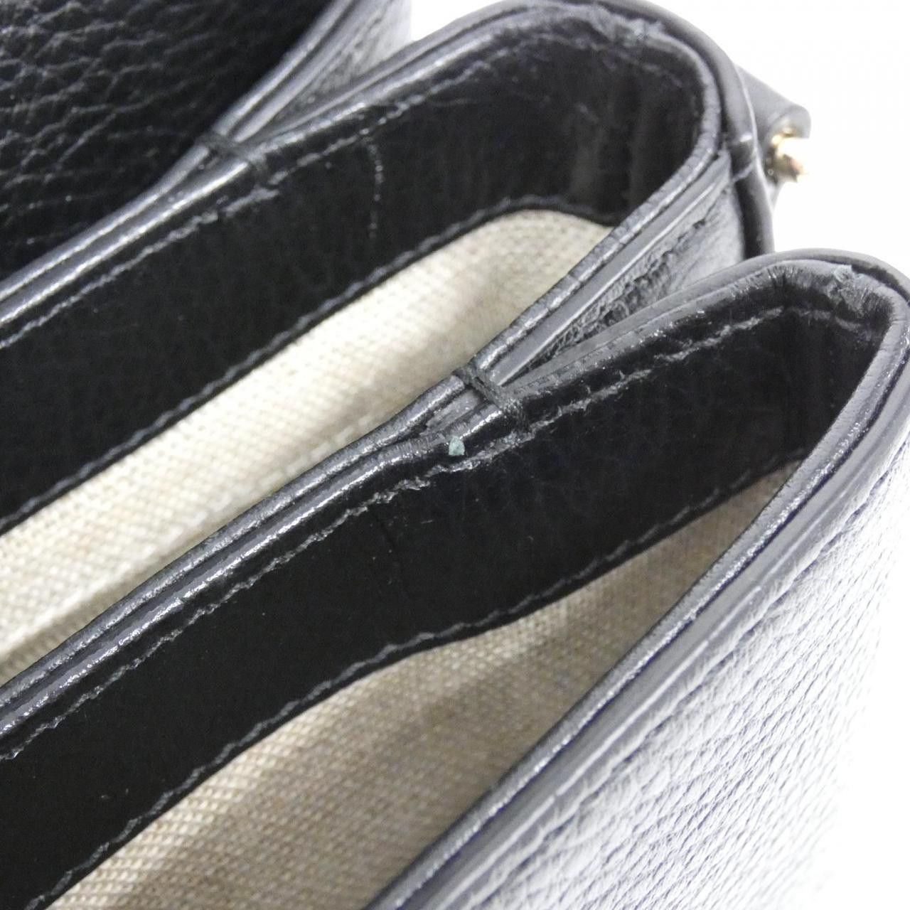 Gucci Gucci Gucci Leather Shoulder Bag Leather Shoulder Bag 607720CAO0G DUTY FREE for USA Size ONE SIZE - 9 Thumbnail