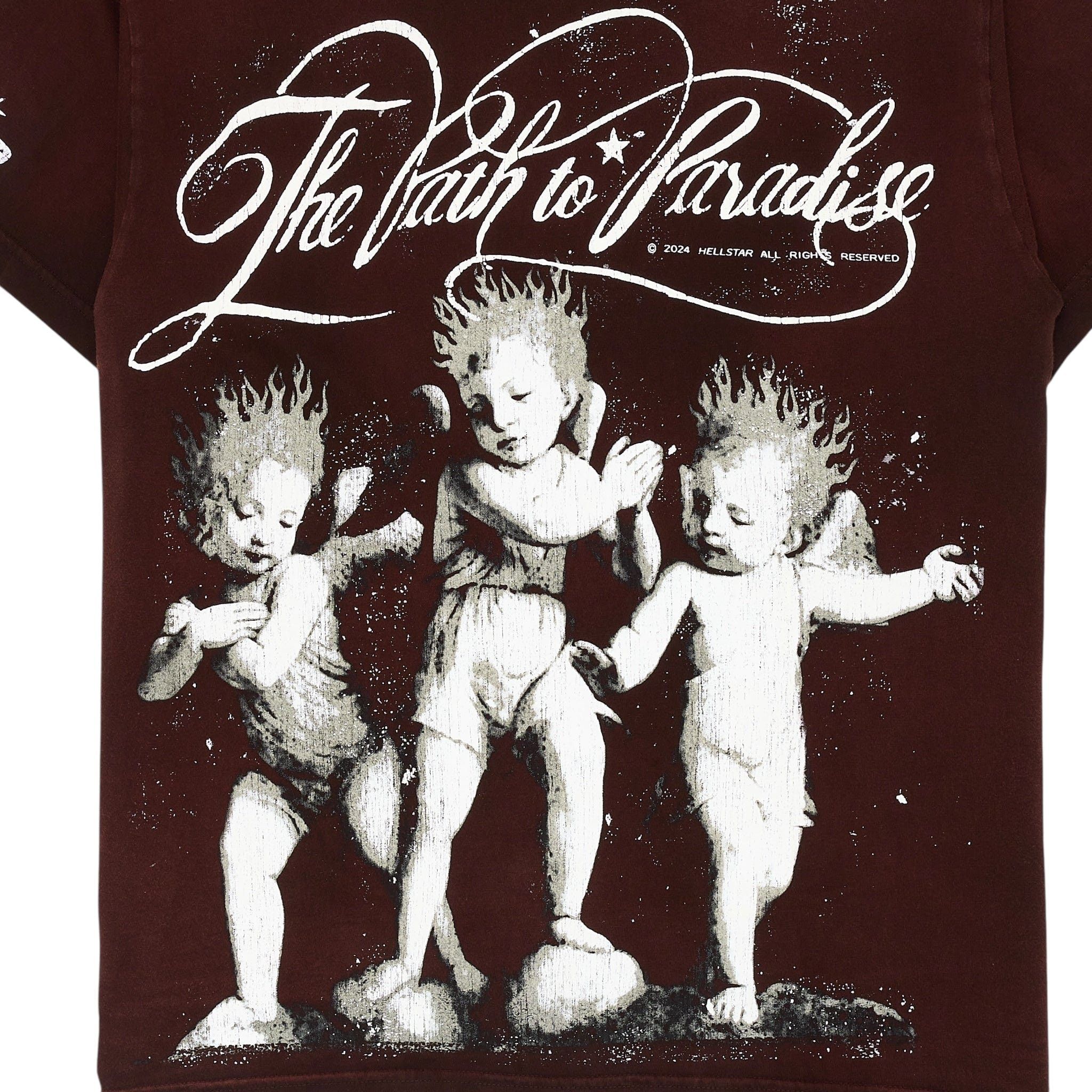 HELLSTAR Kids Path To Paradise Short Sleeve Tee Shirt Brown Size US M / EU 48-50 / 2 - 3 Thumbnail