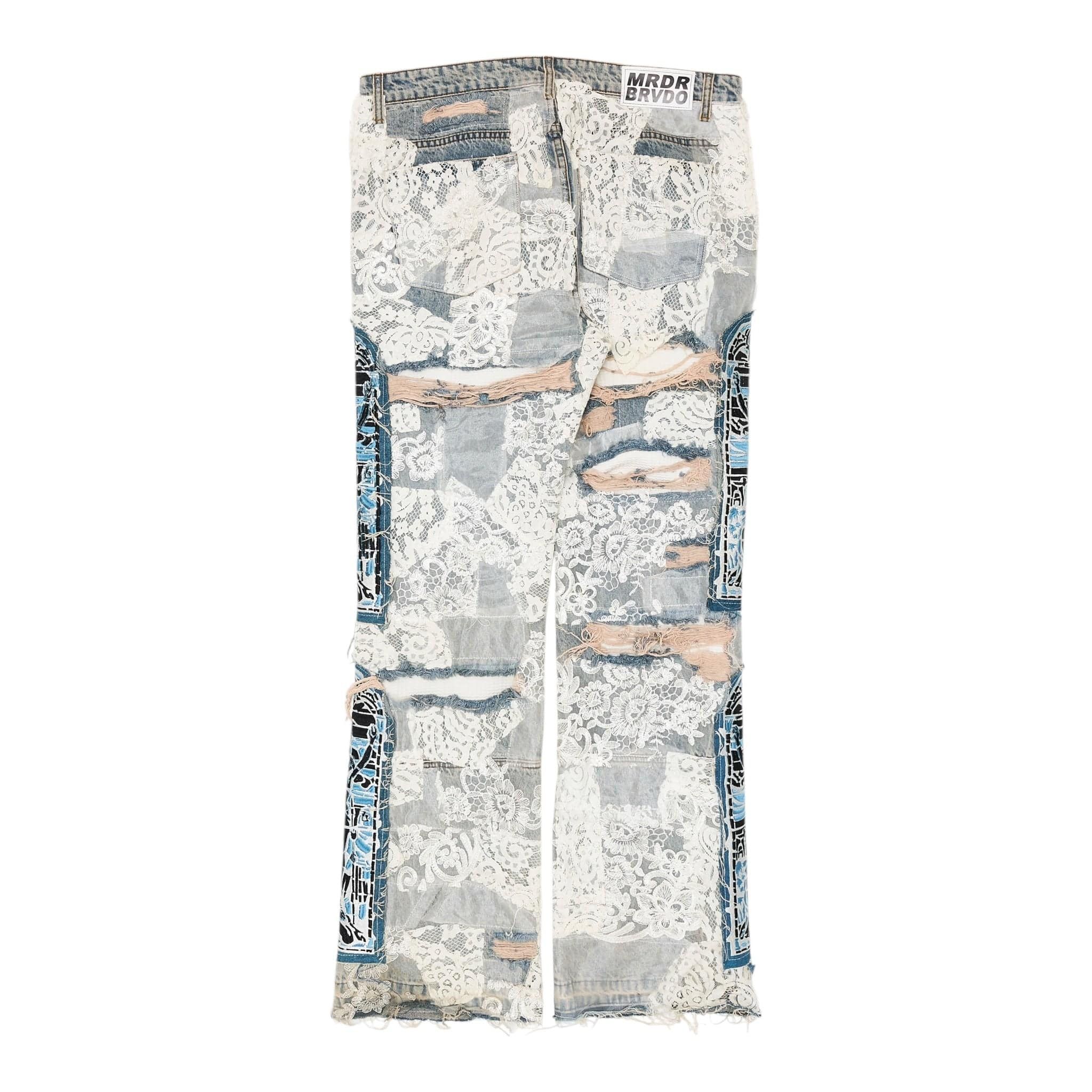 Who Decides War Who Decides War Altar Lace Fusion Denim Indigo Sky Size US 36 / EU 52 - 2 Thumbnail