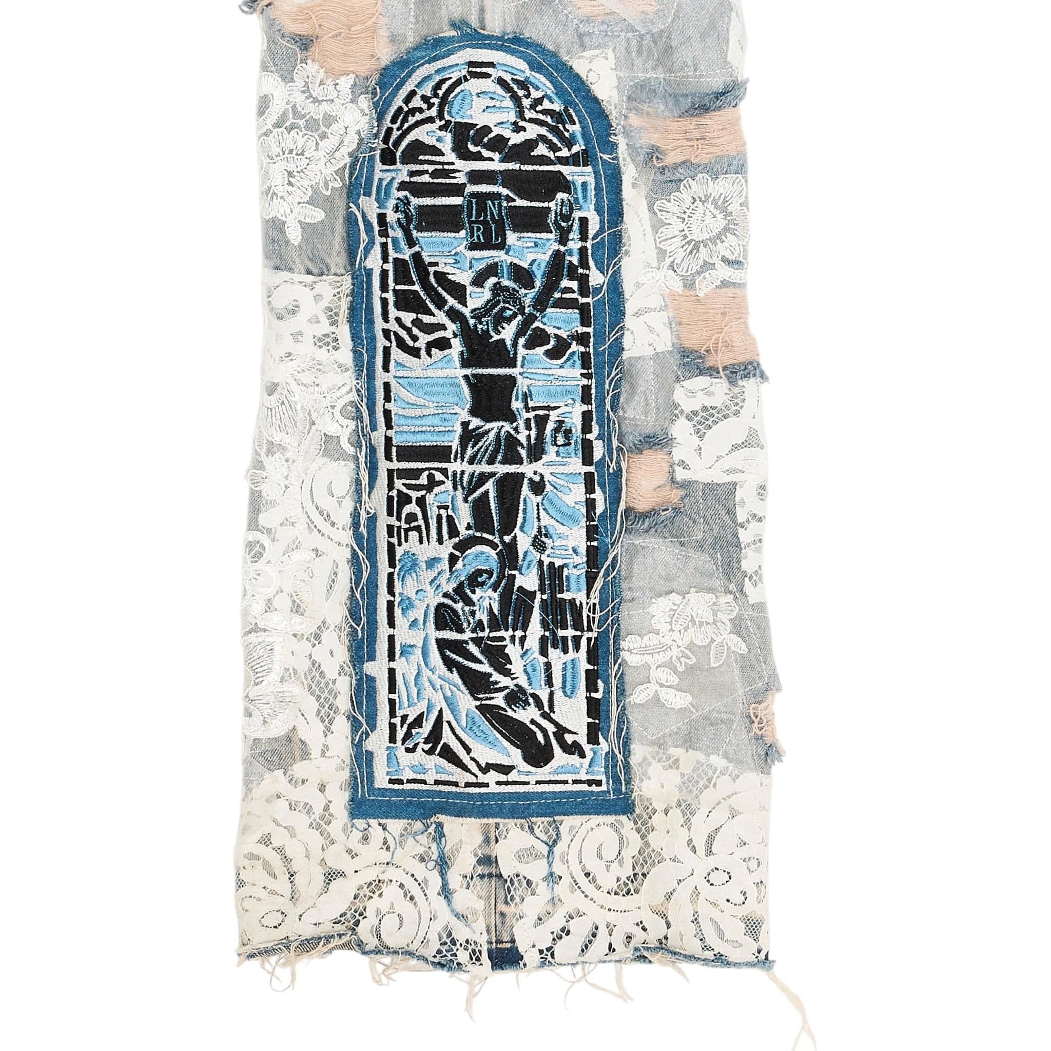 Who Decides War Who Decides War Altar Lace Fusion Denim Indigo Sky Size US 36 / EU 52 - 3 Thumbnail
