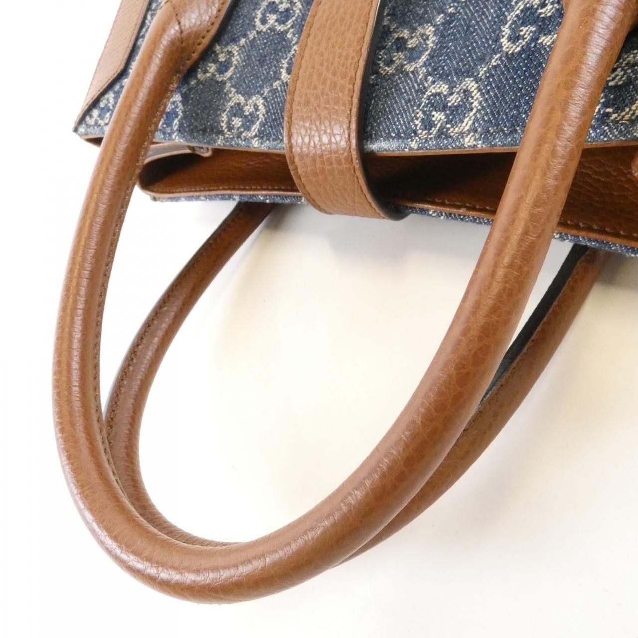 Gucci Gucci Gucci JACKIE 1961 GG Jacquard Denim Leather Bag Textile Handbag 649016 2KQGG DUTY FREE for USA Size ONE SIZE - 7 Thumbnail