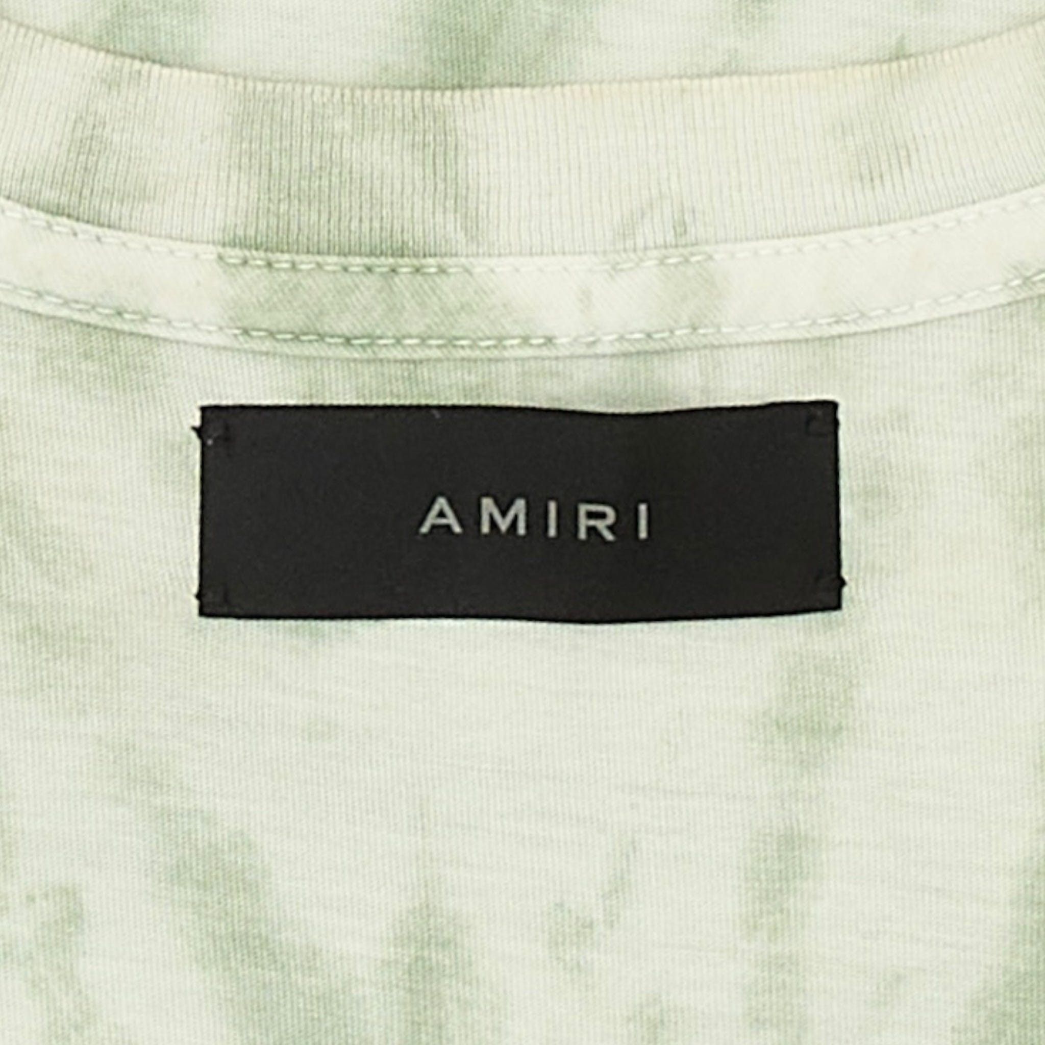Amiri Amiri Peace Butterfly Short Sleeve Tee Shirt Pale Lime Size US L / EU 52-54 / 3 - 4 Thumbnail