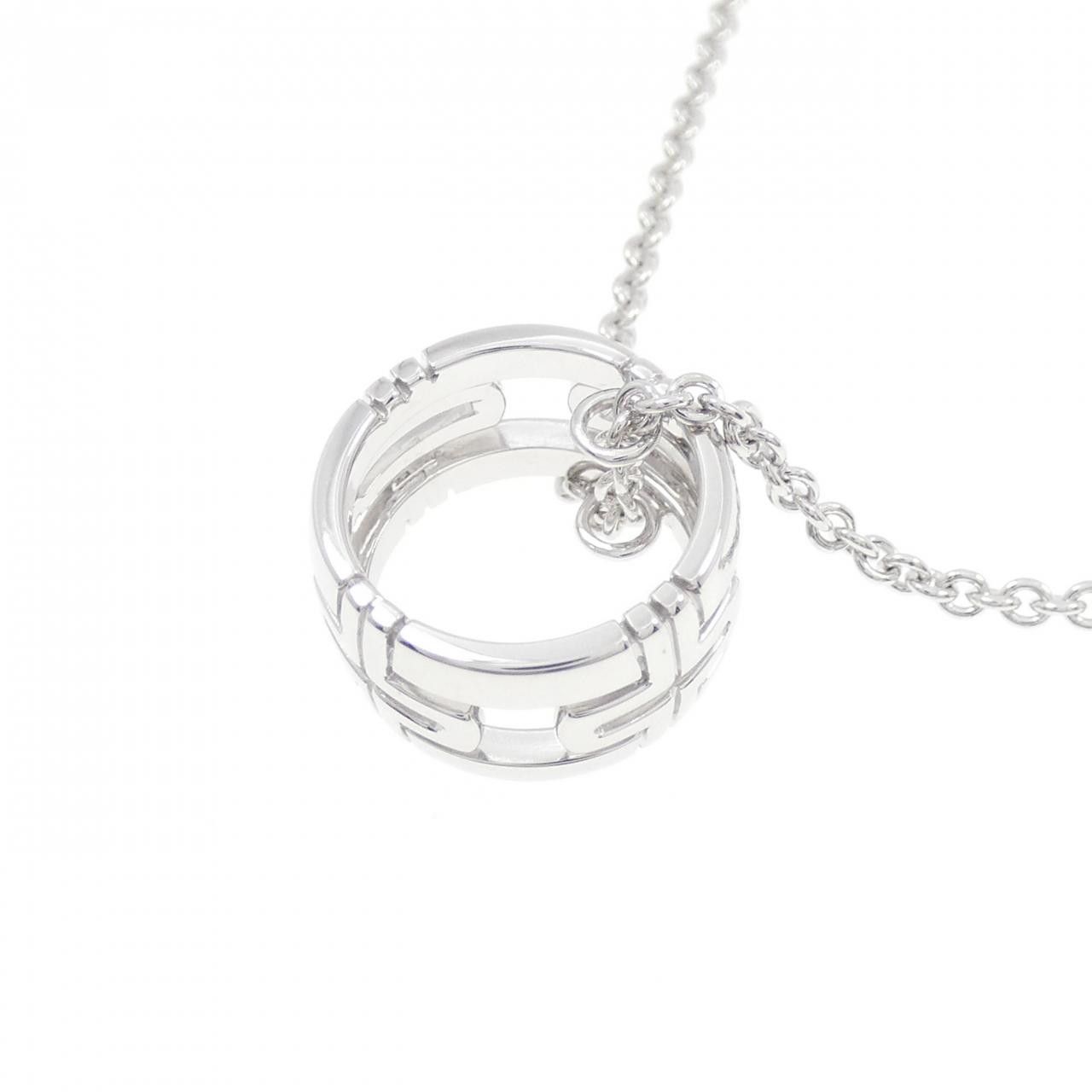 Bvlgari Bvlgari Bulgari Parentesi 750 White Gold Necklace Precious Metal Necklace DUTY FREE for USA Size ONE SIZE - 4 Thumbnail