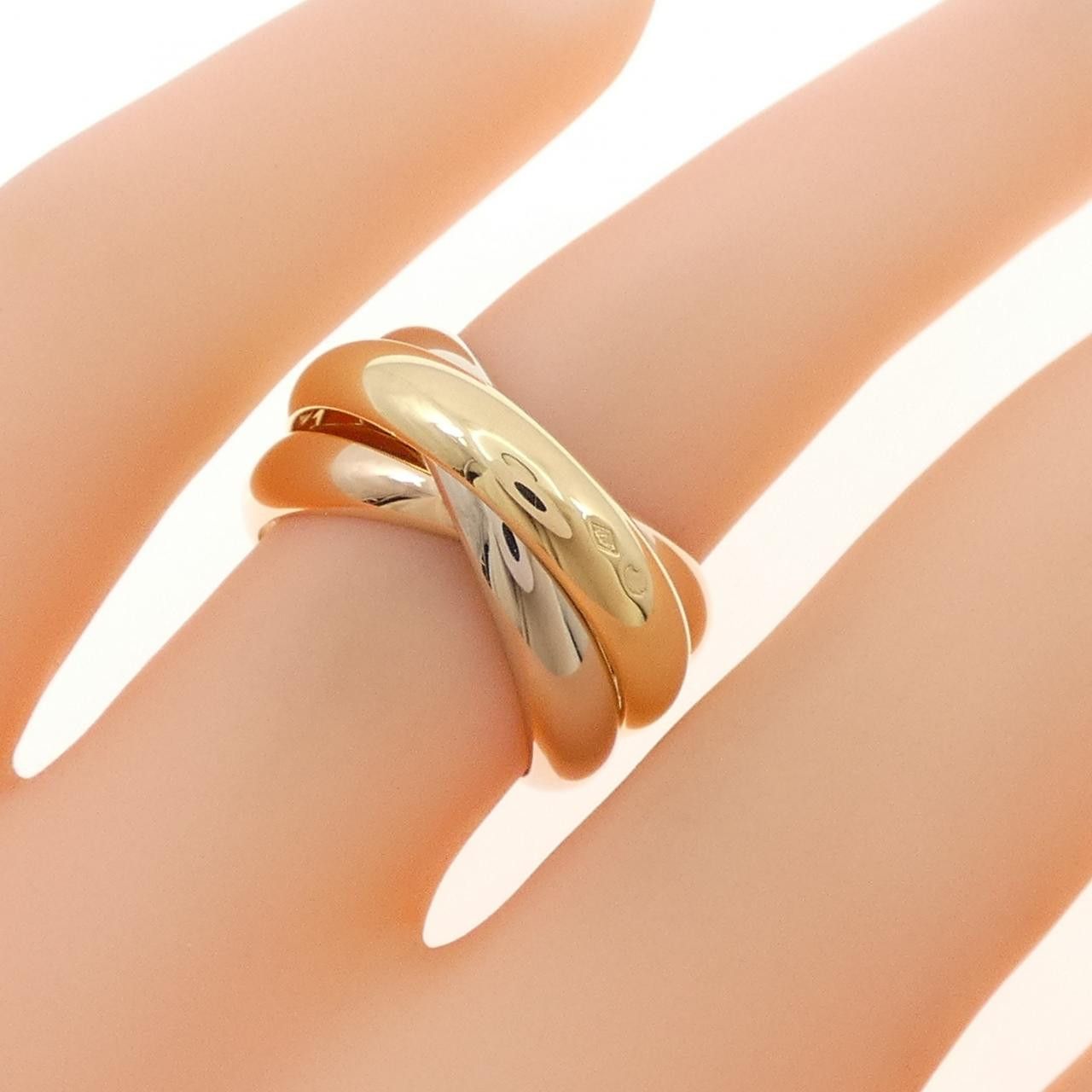 Cartier Cartier Cartier Trinity 18K Three Gold Ring Size 48 Precious Metal Ring DUTY FREE for USA Size ONE SIZE - 5 Thumbnail