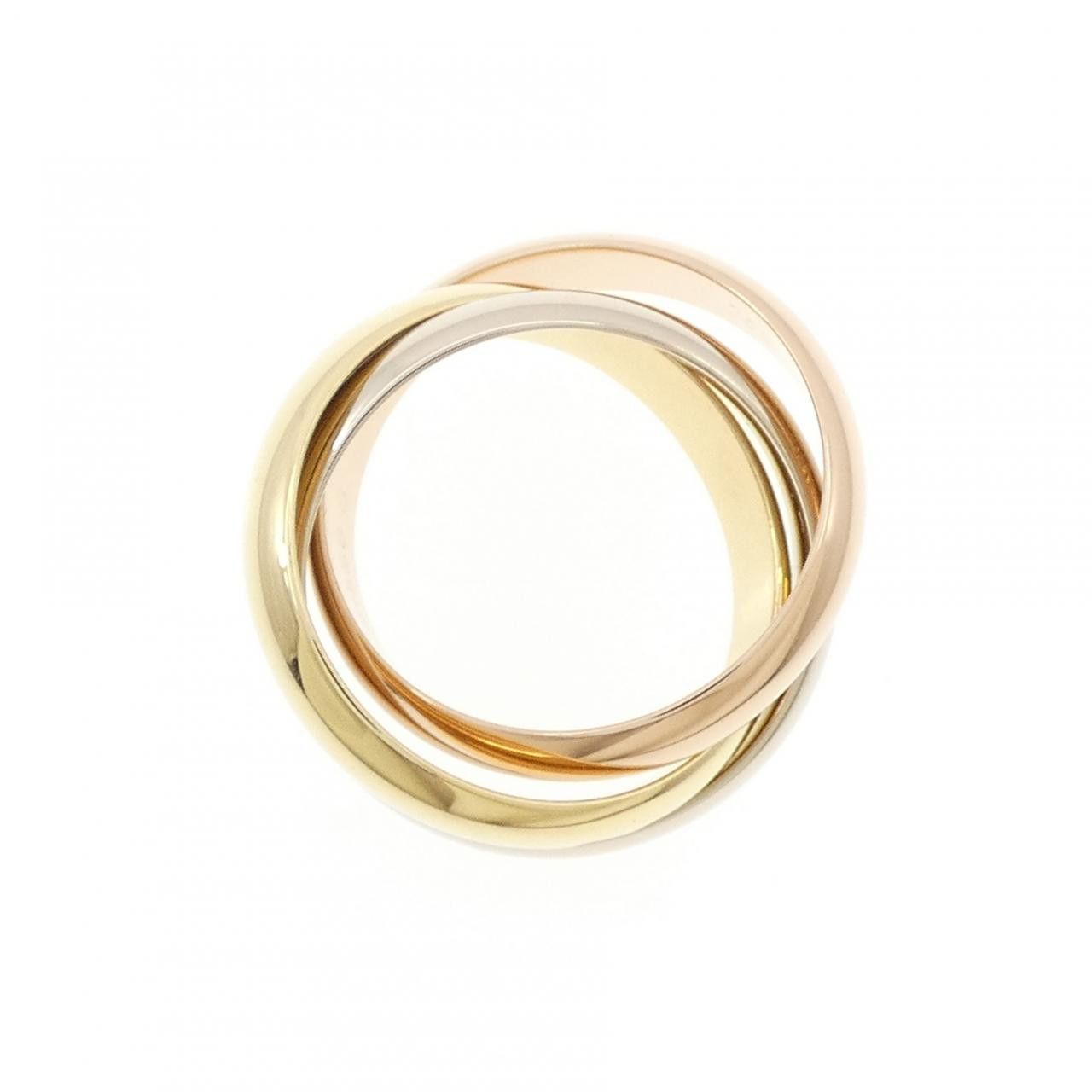 Cartier Cartier Cartier Trinity 18K Three Gold Ring Size 48 Precious Metal Ring DUTY FREE for USA Size ONE SIZE - 2 Thumbnail