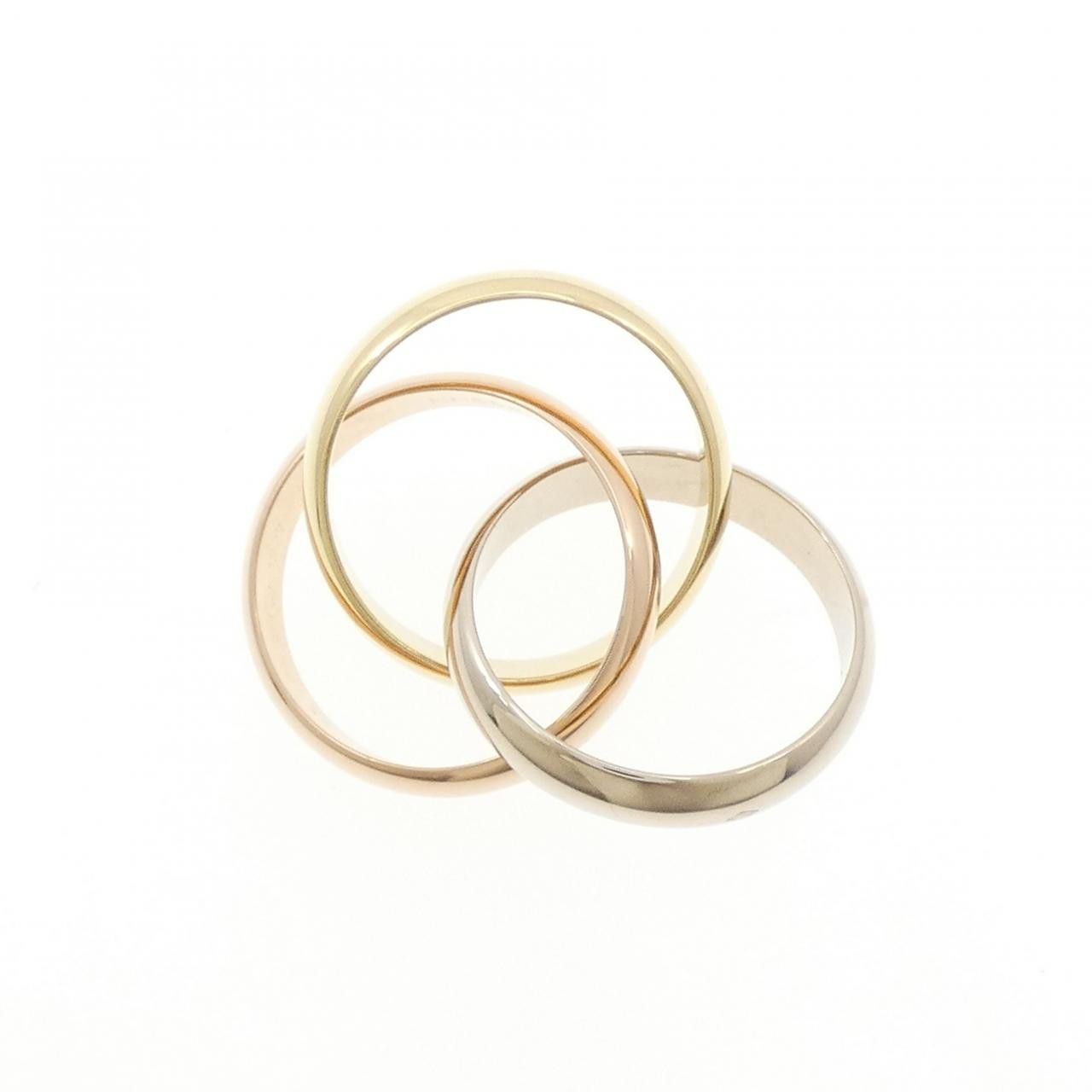 Cartier Cartier Cartier Trinity 18K Three Gold Ring Size 48 Precious Metal Ring DUTY FREE for USA Size ONE SIZE - 3 Thumbnail