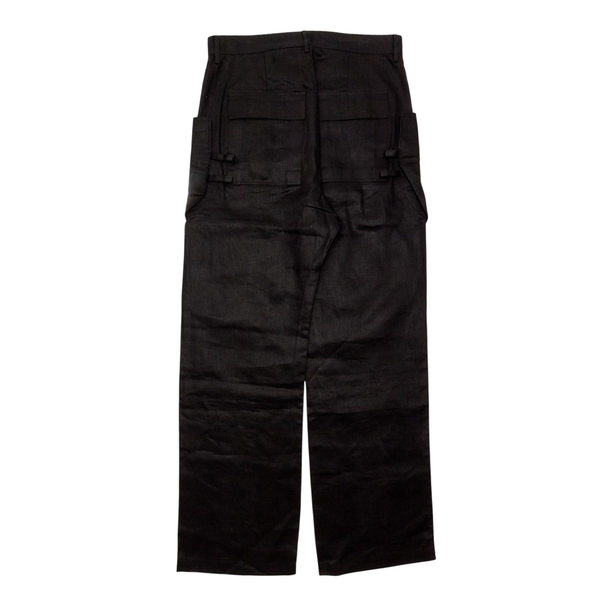 Rick Owens Porterville Stefan Cargo Pants Black Size US 34 / EU 50 - 2 Thumbnail