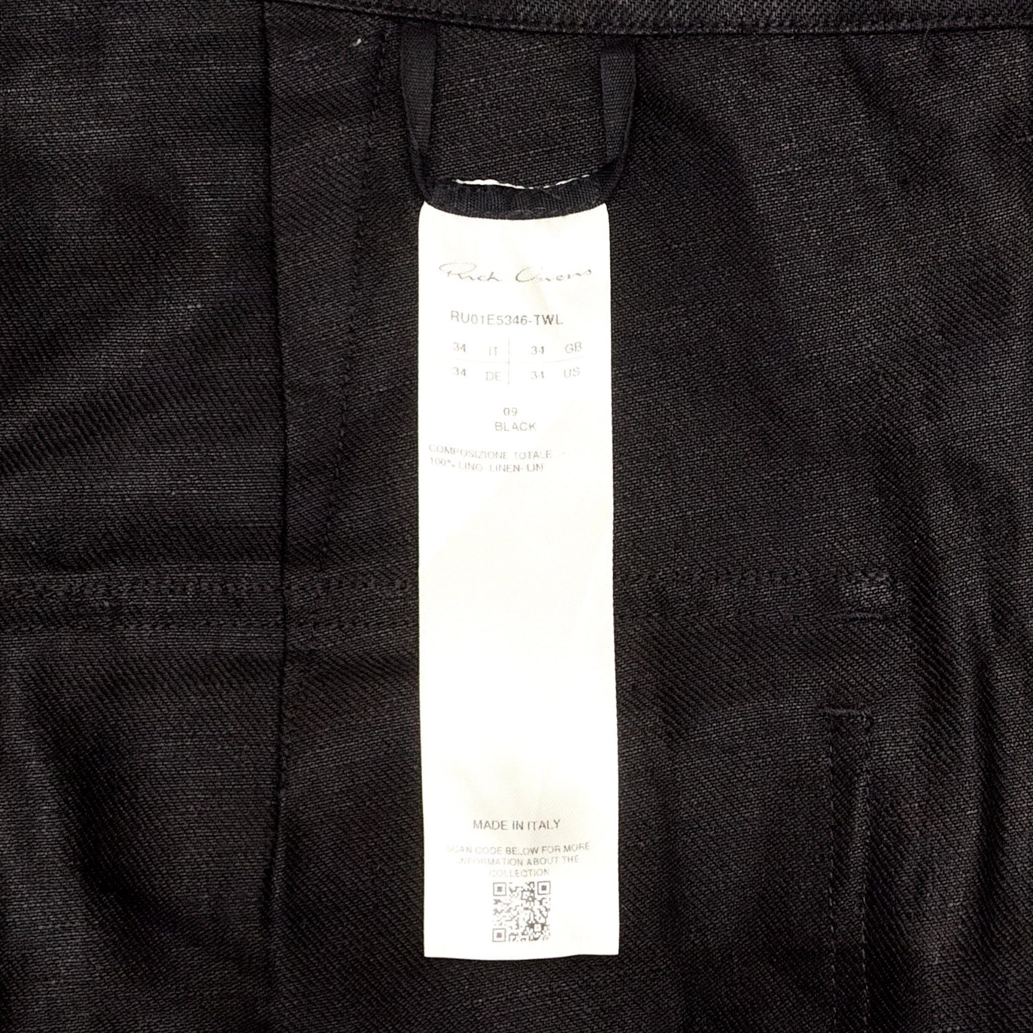 Rick Owens Porterville Stefan Cargo Pants Black Size US 34 / EU 50 - 5 Thumbnail