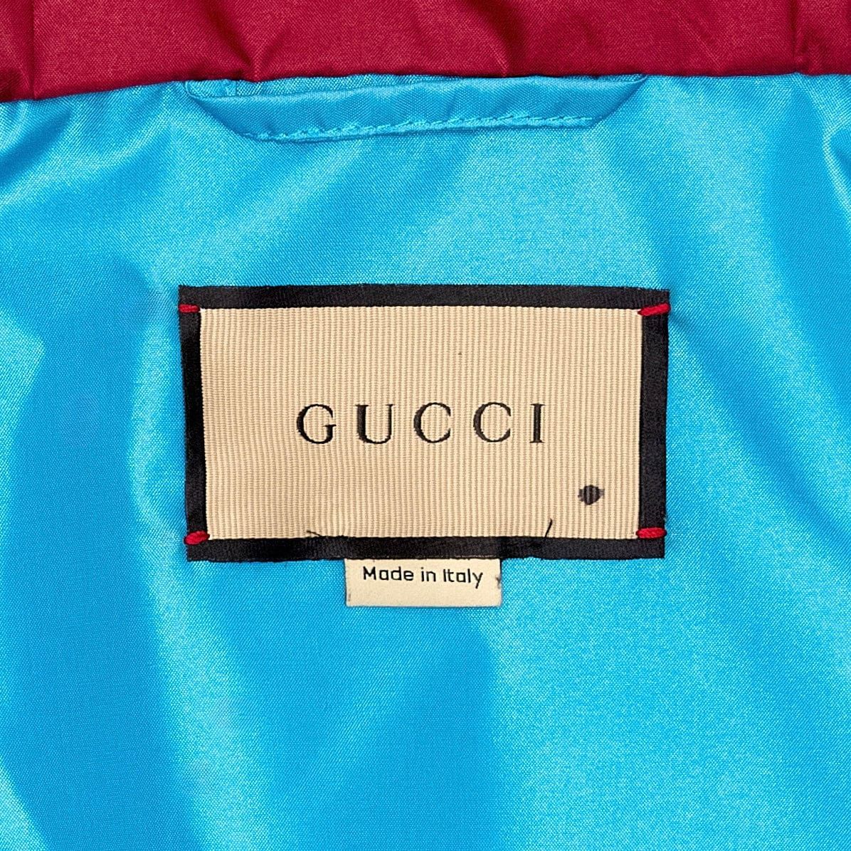 Gucci Nylon Satin Jacket Deep Smurf Blue Multi Size US XXL / EU 58 / 5 - 4 Thumbnail