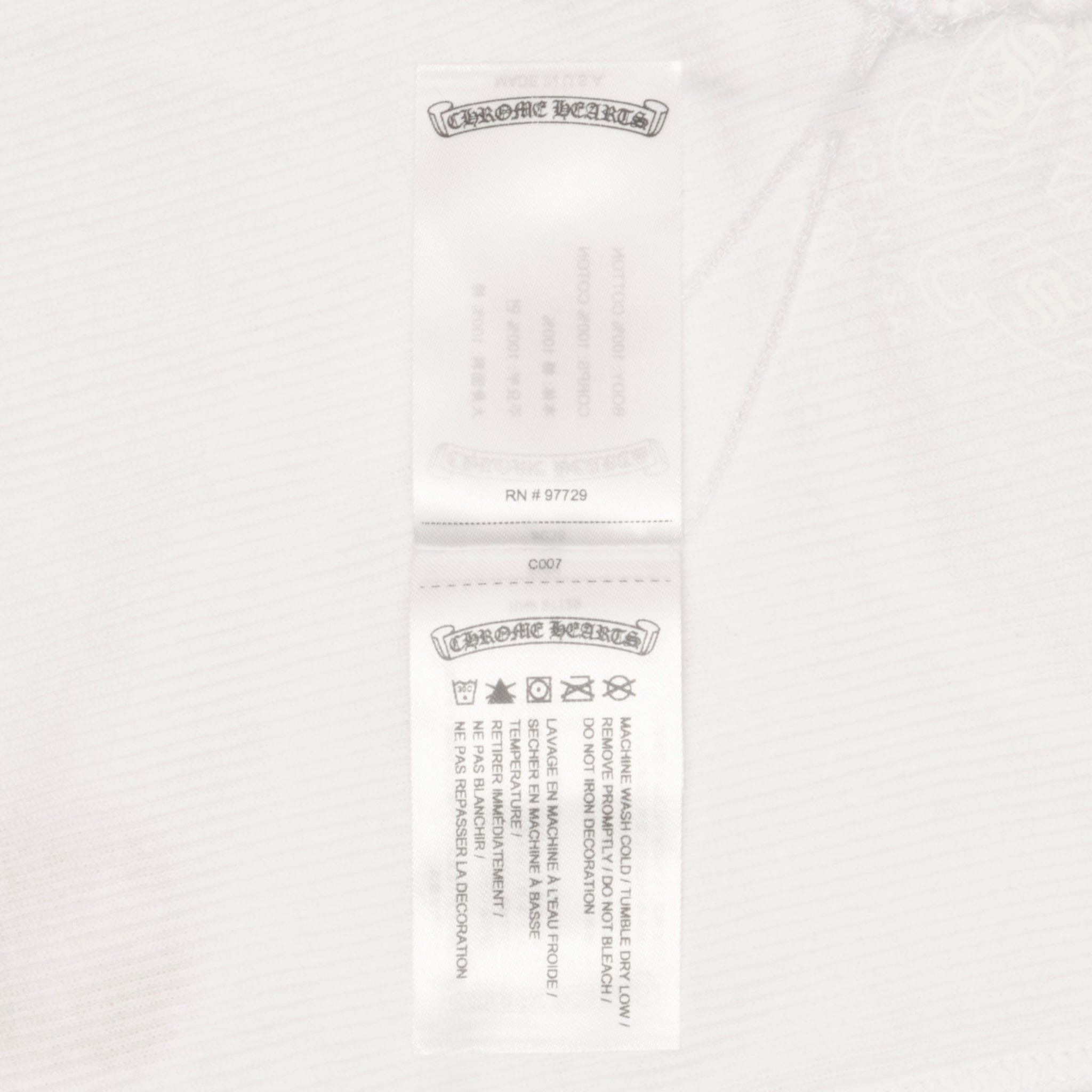Chrome Hearts Vertical Logo Tank Top White Pink Size US XL / EU 56 / 4 - 5 Thumbnail