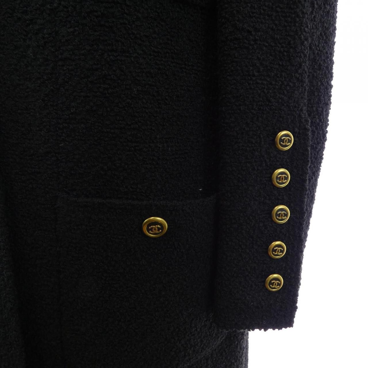 Chanel Chanel Chanel Vintage Wool Coat Others Outerwear P03593V03502 DUTY FREE for USA Size ONE SIZE - 6 Thumbnail