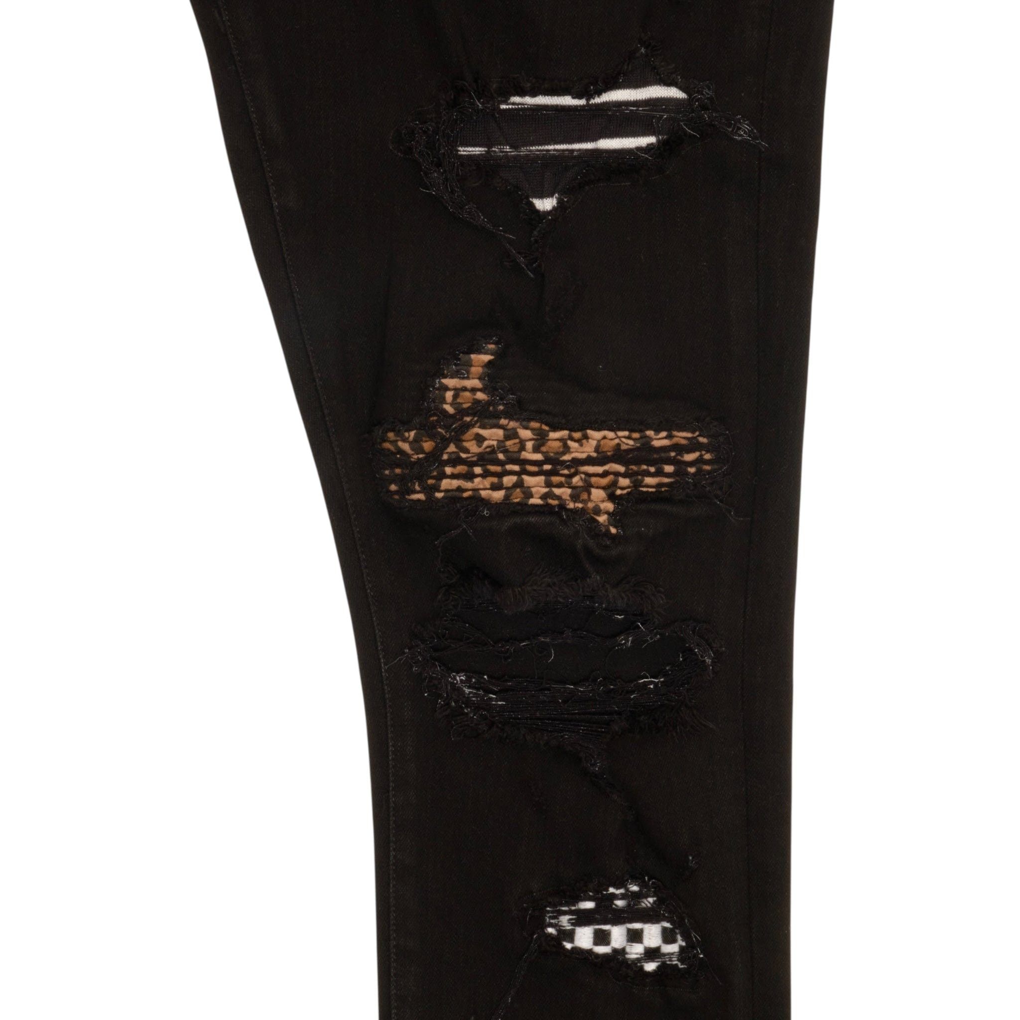 Amiri Amiri Art Patch Jeans Black (2017) Size US 33 - 4 Thumbnail