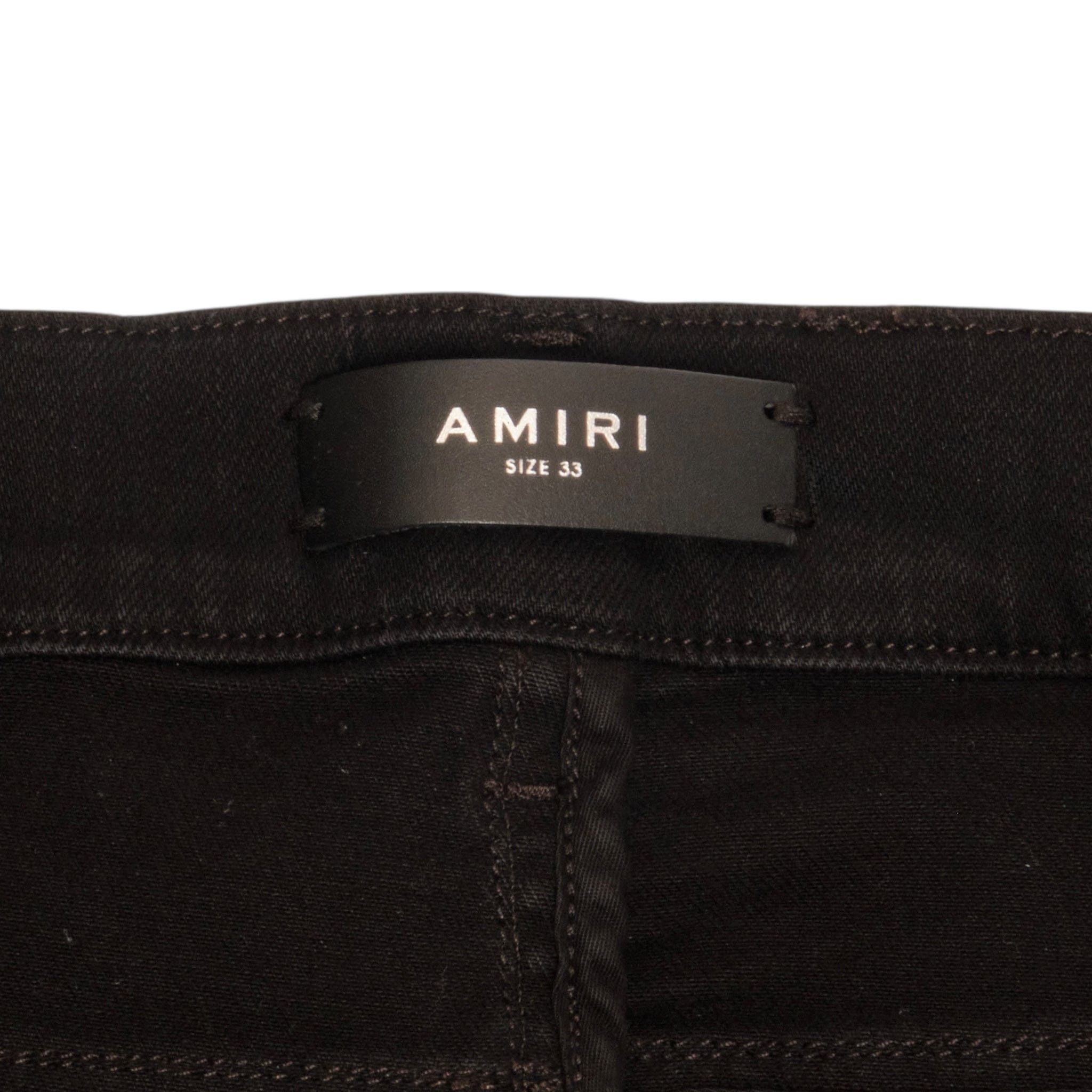 Amiri Amiri Art Patch Jeans Black (2017) Size US 33 - 6 Thumbnail