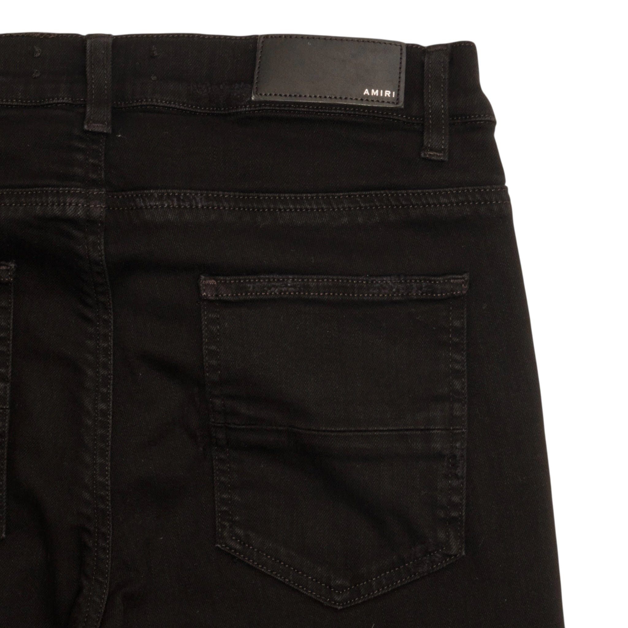Amiri Amiri Art Patch Jeans Black (2017) Size US 33 - 5 Thumbnail