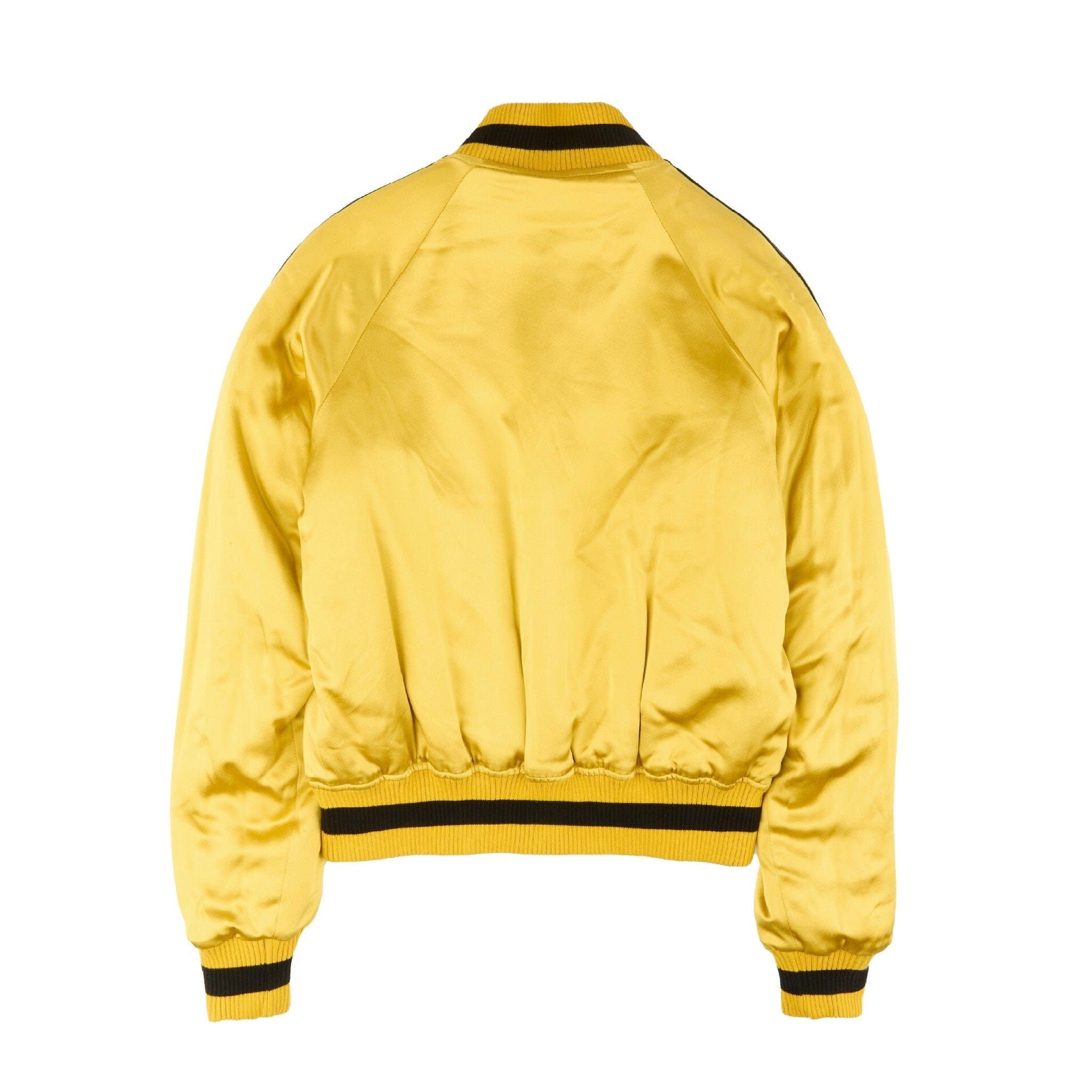 Amiri Amiri Reversible Silk Bomber Jacket Green Yellow Multi Size US S / EU 44-46 / 1 - 4 Thumbnail