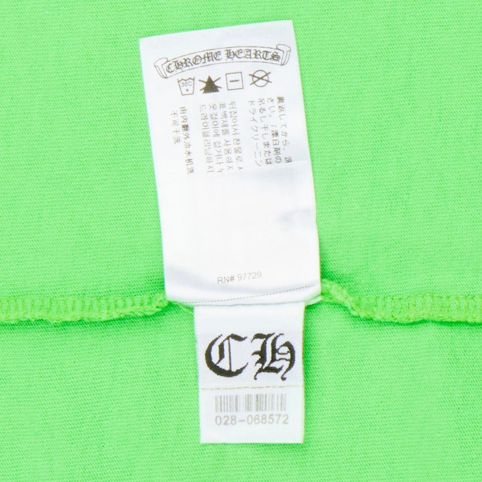Chrome Hearts Matty Boy Sex Records Short Sleeve Tee Shirt Green Size US XL / EU 56 / 4 - 9 Thumbnail