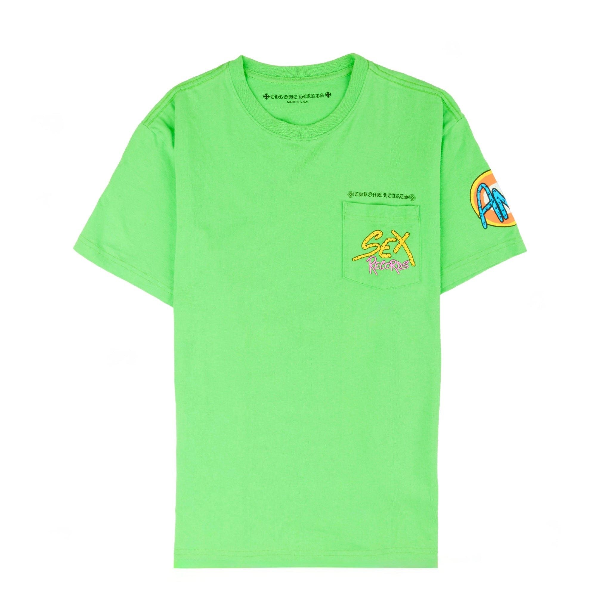 Chrome Hearts Matty Boy Sex Records Short Sleeve Tee Shirt Green Size US XL / EU 56 / 4 - 2 Thumbnail