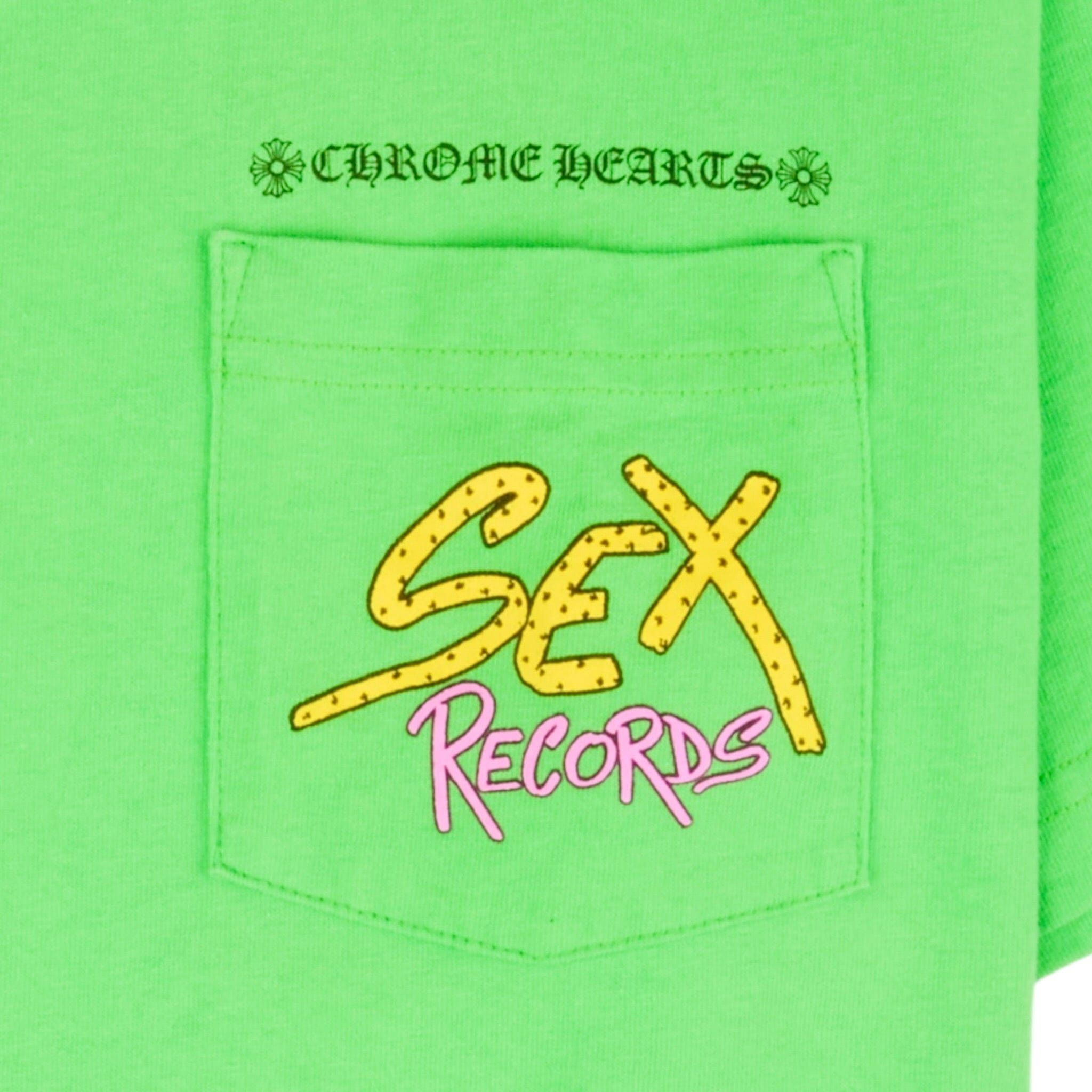 Chrome Hearts Matty Boy Sex Records Short Sleeve Tee Shirt Green Size US XL / EU 56 / 4 - 4 Thumbnail