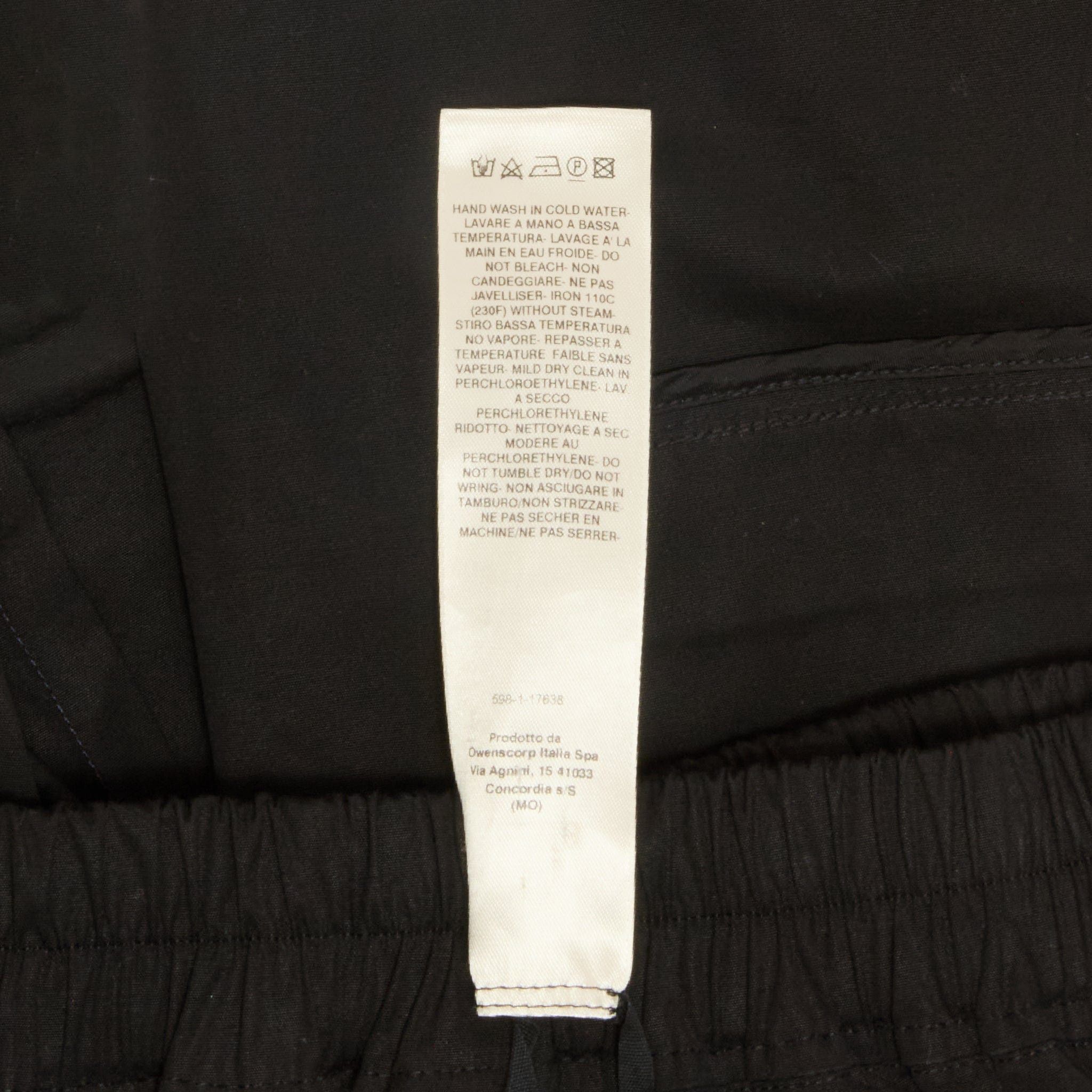 Rick Owens Classic Cropped Cargo Pants Black Size US 33 - 5 Thumbnail