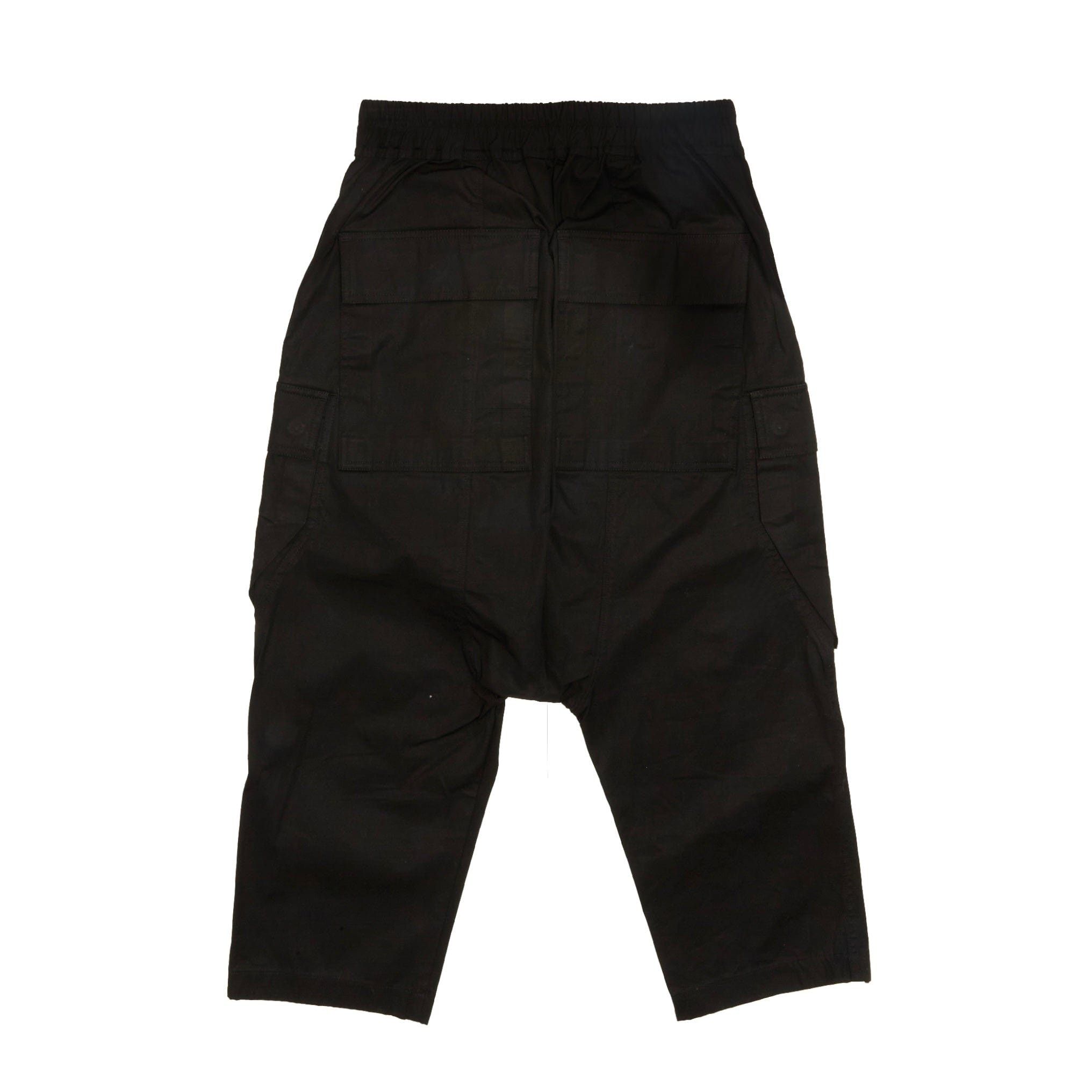 Rick Owens Classic Cropped Cargo Pants Black Size US 33 - 2 Thumbnail
