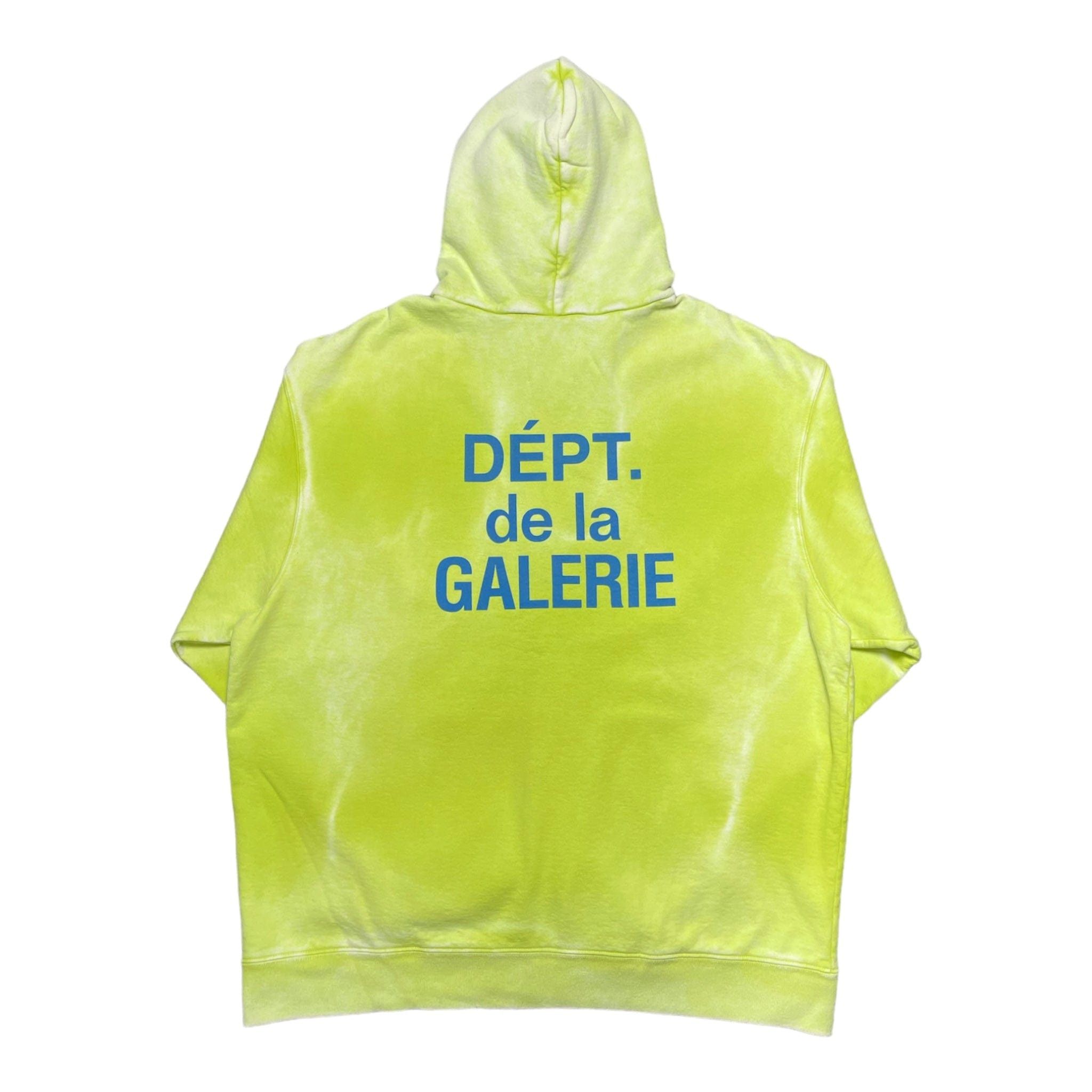 Gallery Dept. Gallery Department French Logo Zip Up Hooded Sweatshirt Lime Size US XL / EU 56 / 4 - 2 Thumbnail
