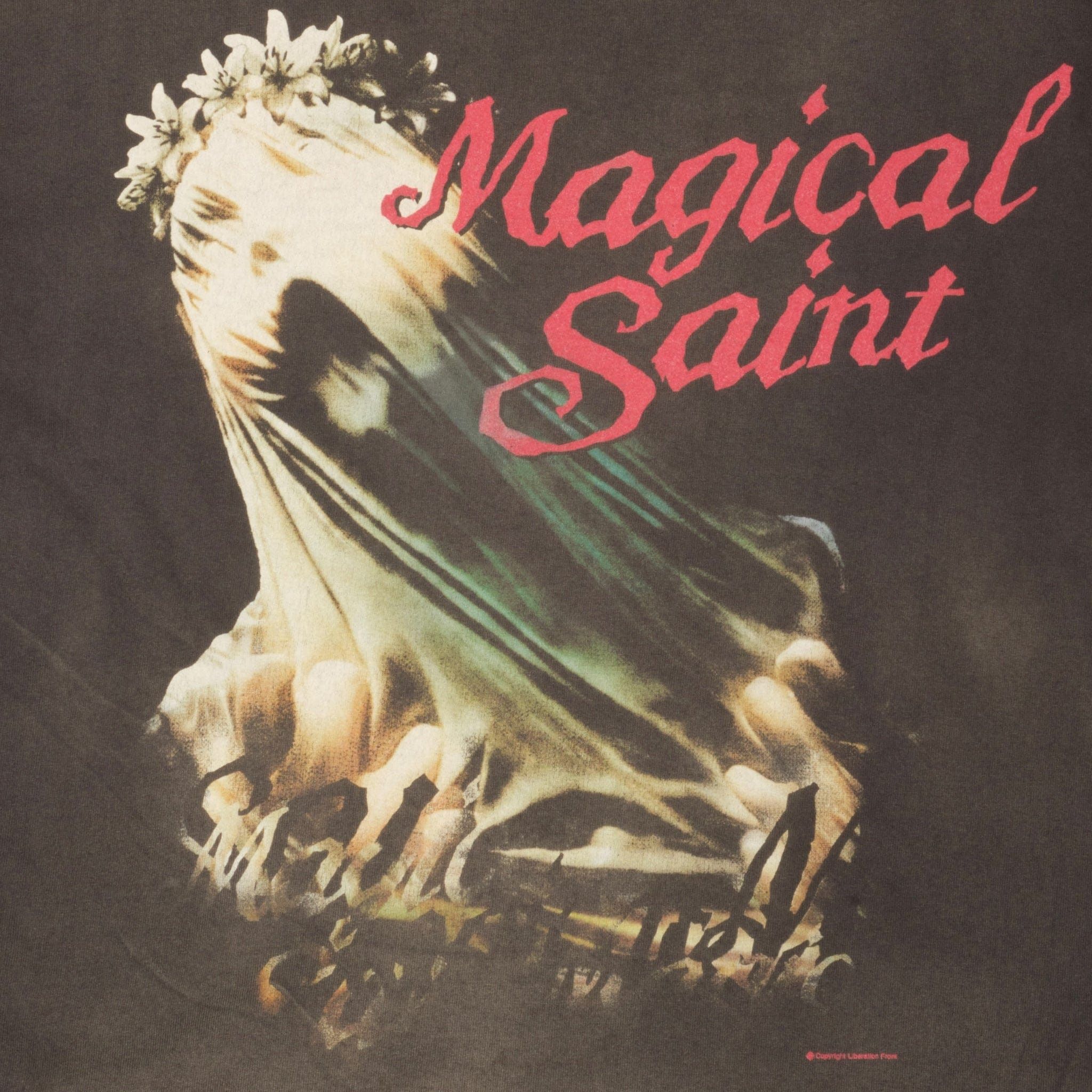 Saint Michael Magical Saint Short Sleeve Tee Shirt Black Size US XL / EU 56 / 4 - 3 Thumbnail