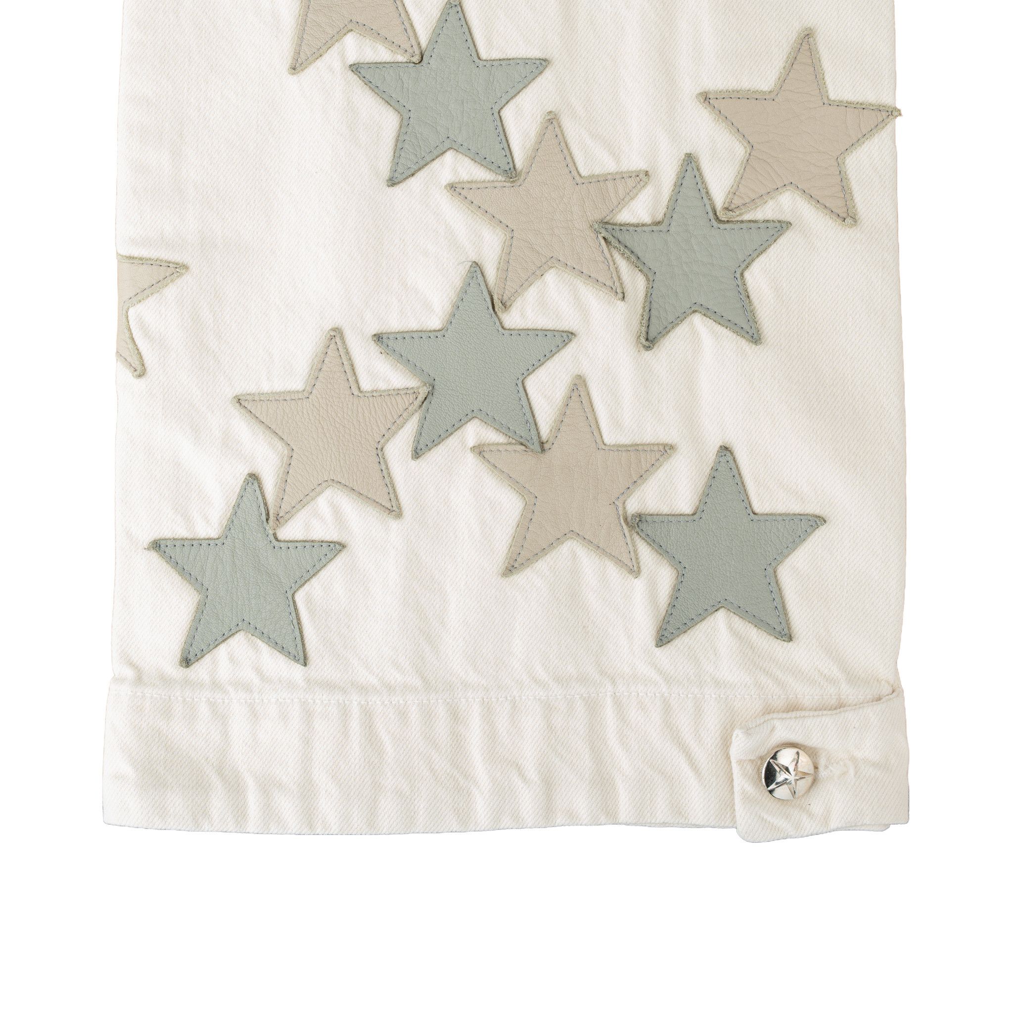 Amiri Amiri x Chemist Leather Star Patch Carpenter Pants Alabaster Size US 34 / EU 50 - 3 Thumbnail